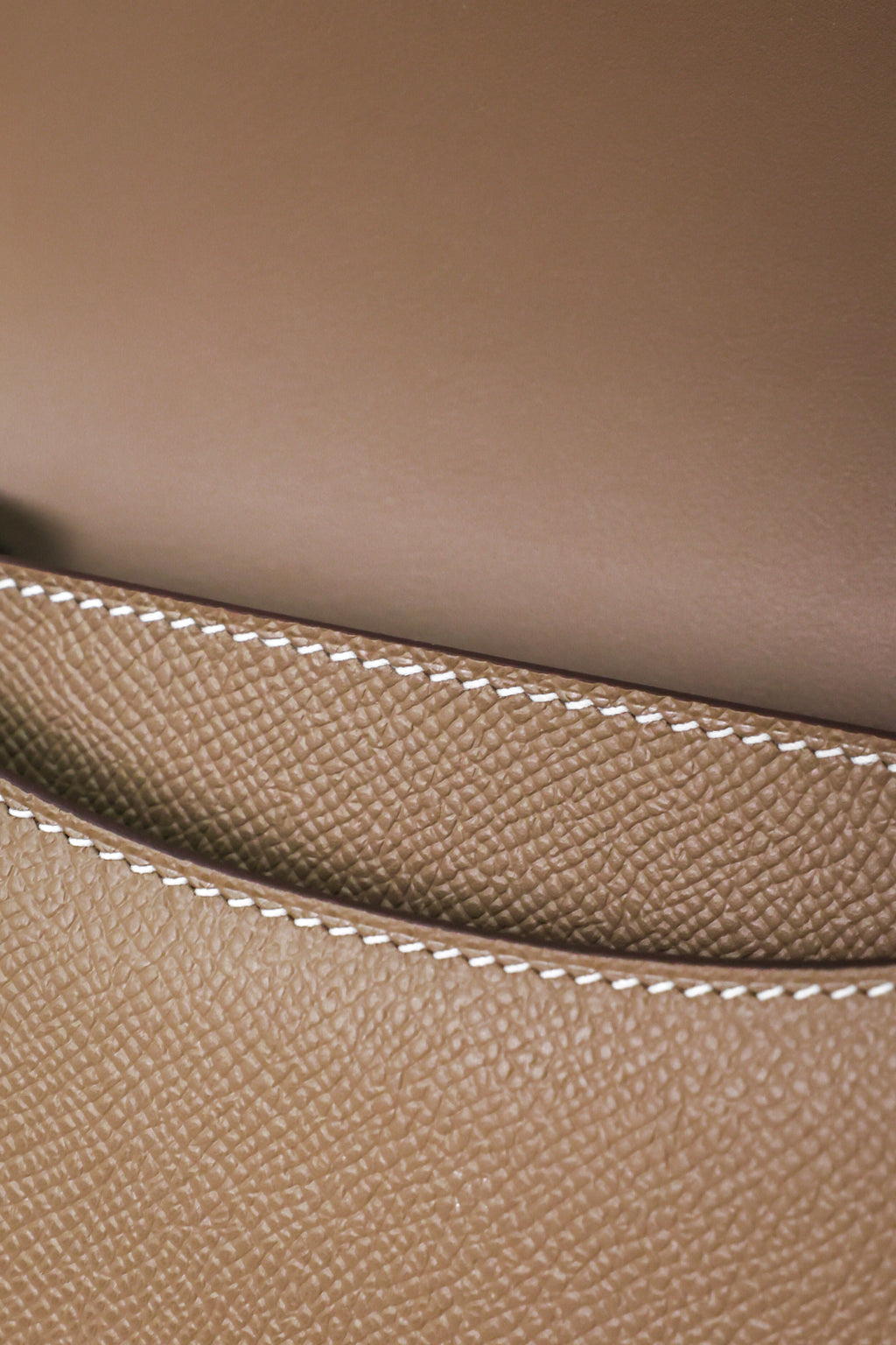 Constance- All Handmade Golden / Sliver Hardware Etoupe Ep eather