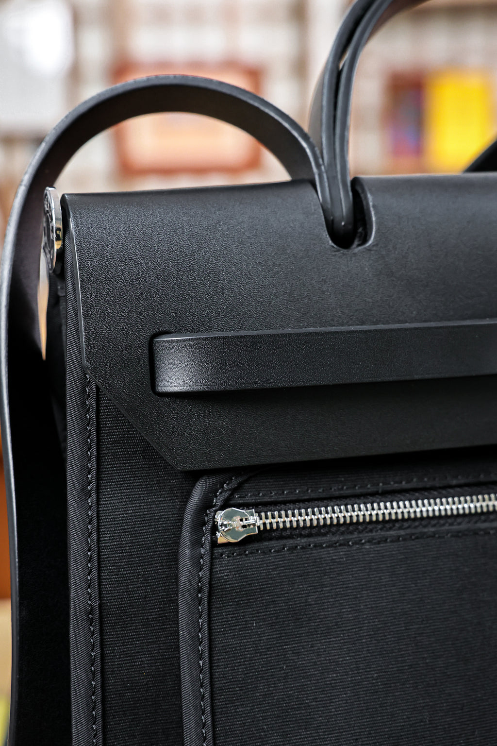 Herbag- All Handmade Golden / Sliver Hardware Nior Canvas mixed with leather