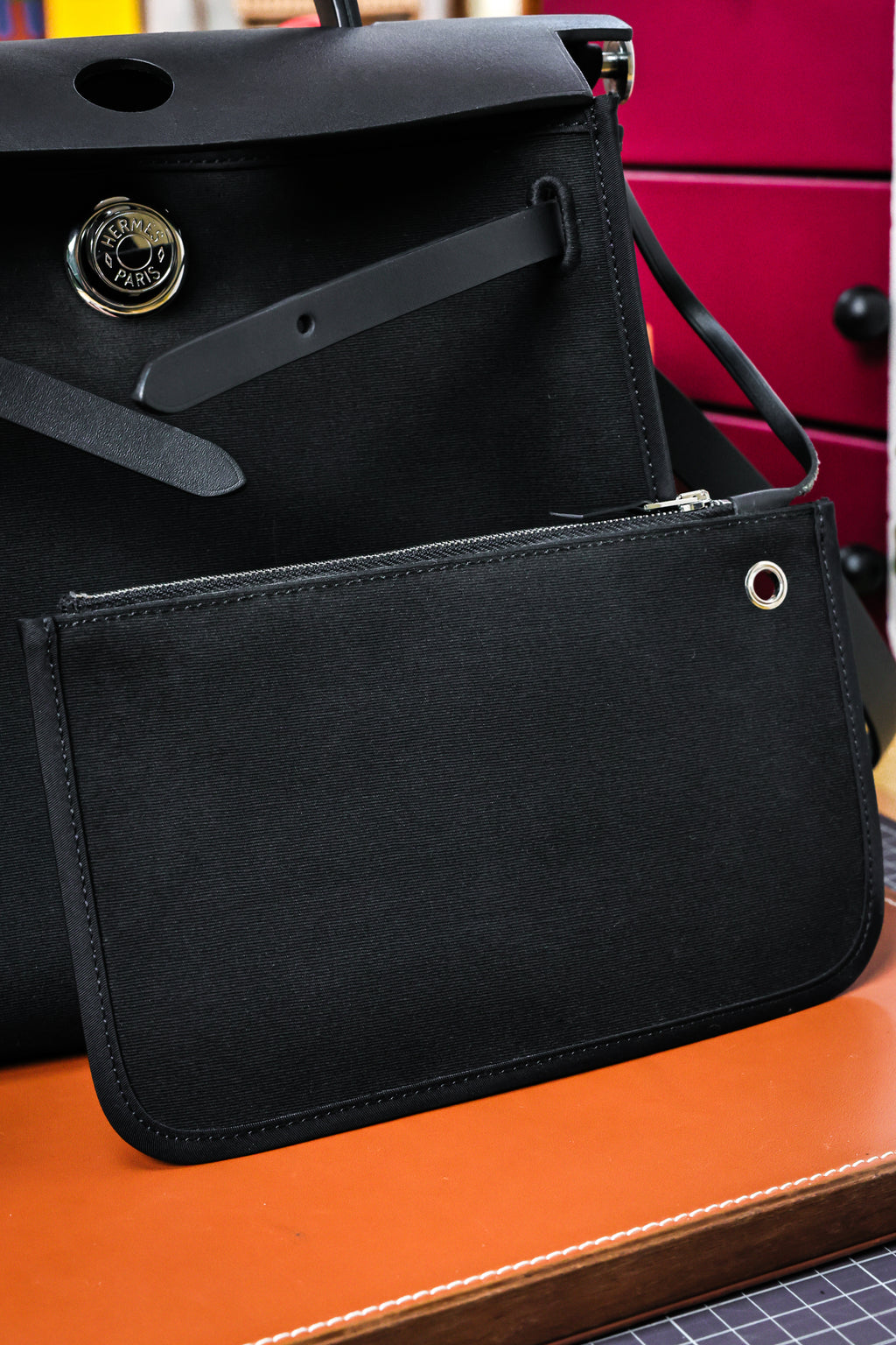 Herbag- All Handmade Golden / Sliver Hardware Nior Canvas mixed with leather