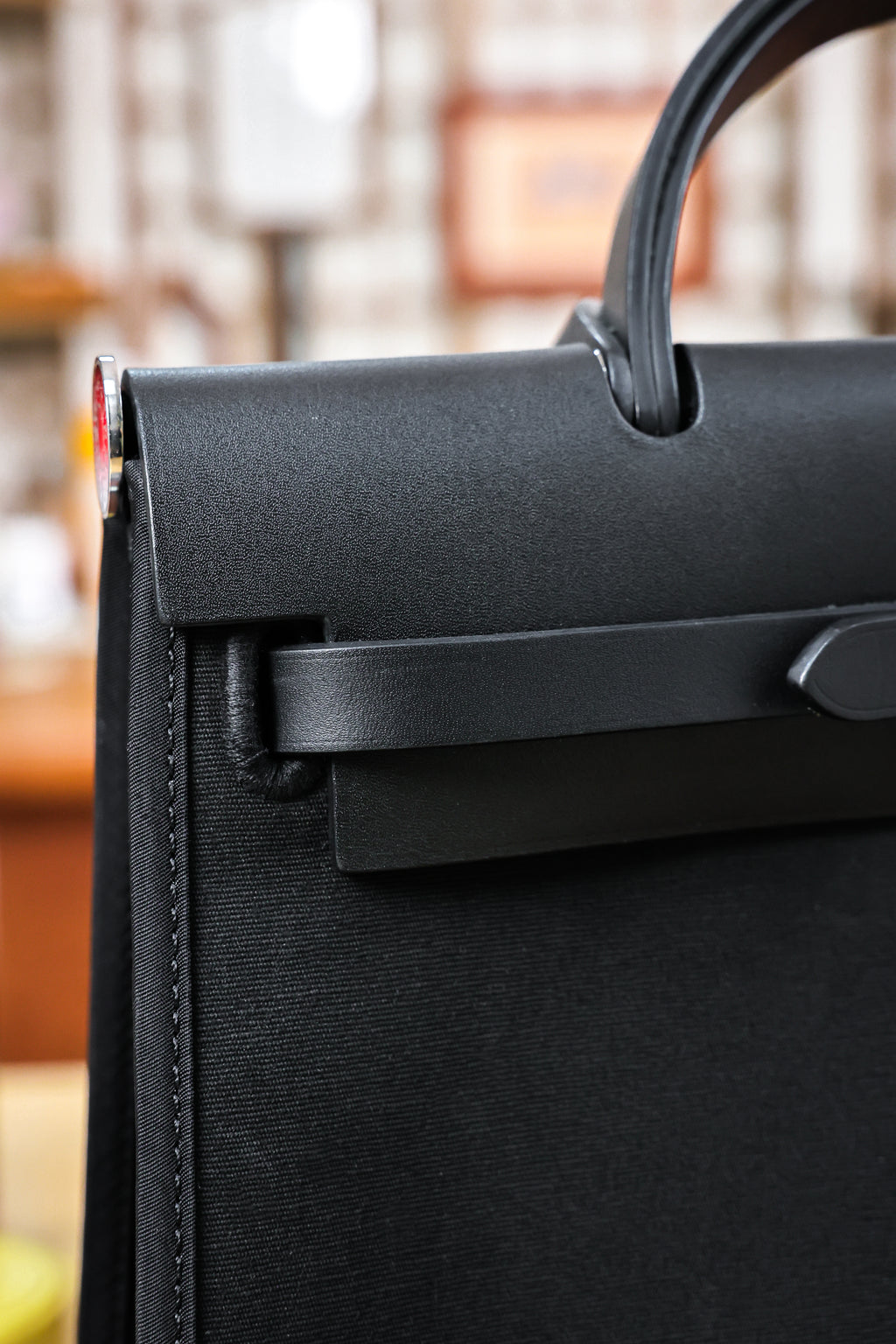 Herbag- All Handmade Golden / Sliver Hardware Nior Canvas mixed with leather