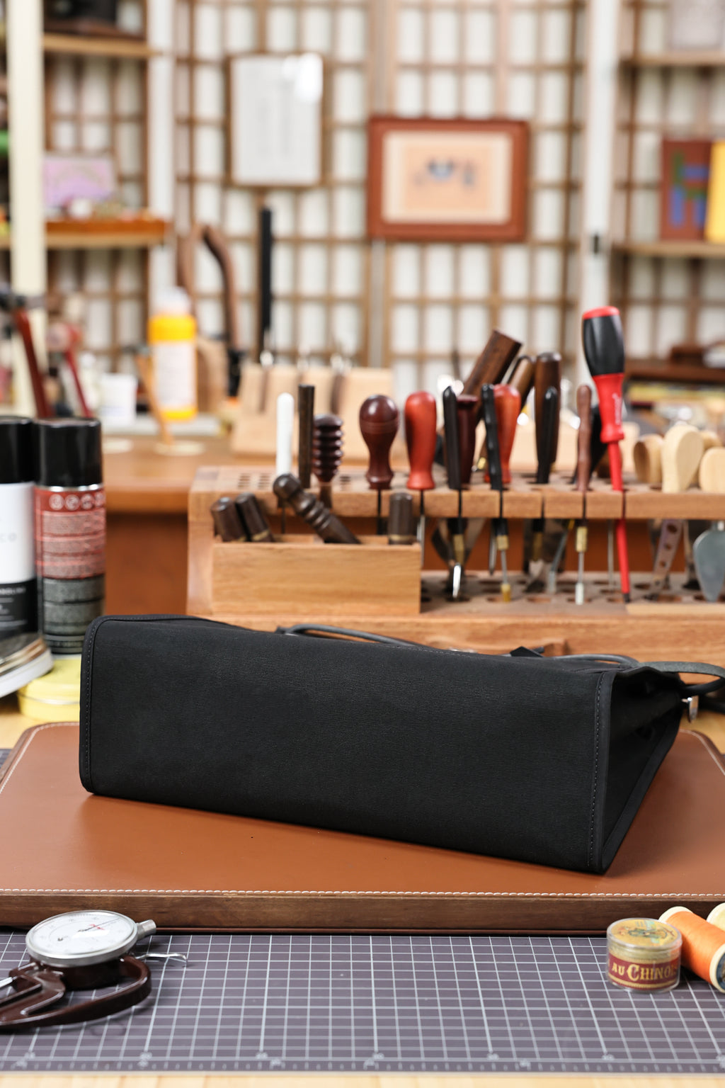 Herbag- All Handmade Golden / Sliver Hardware Nior Canvas mixed with leather