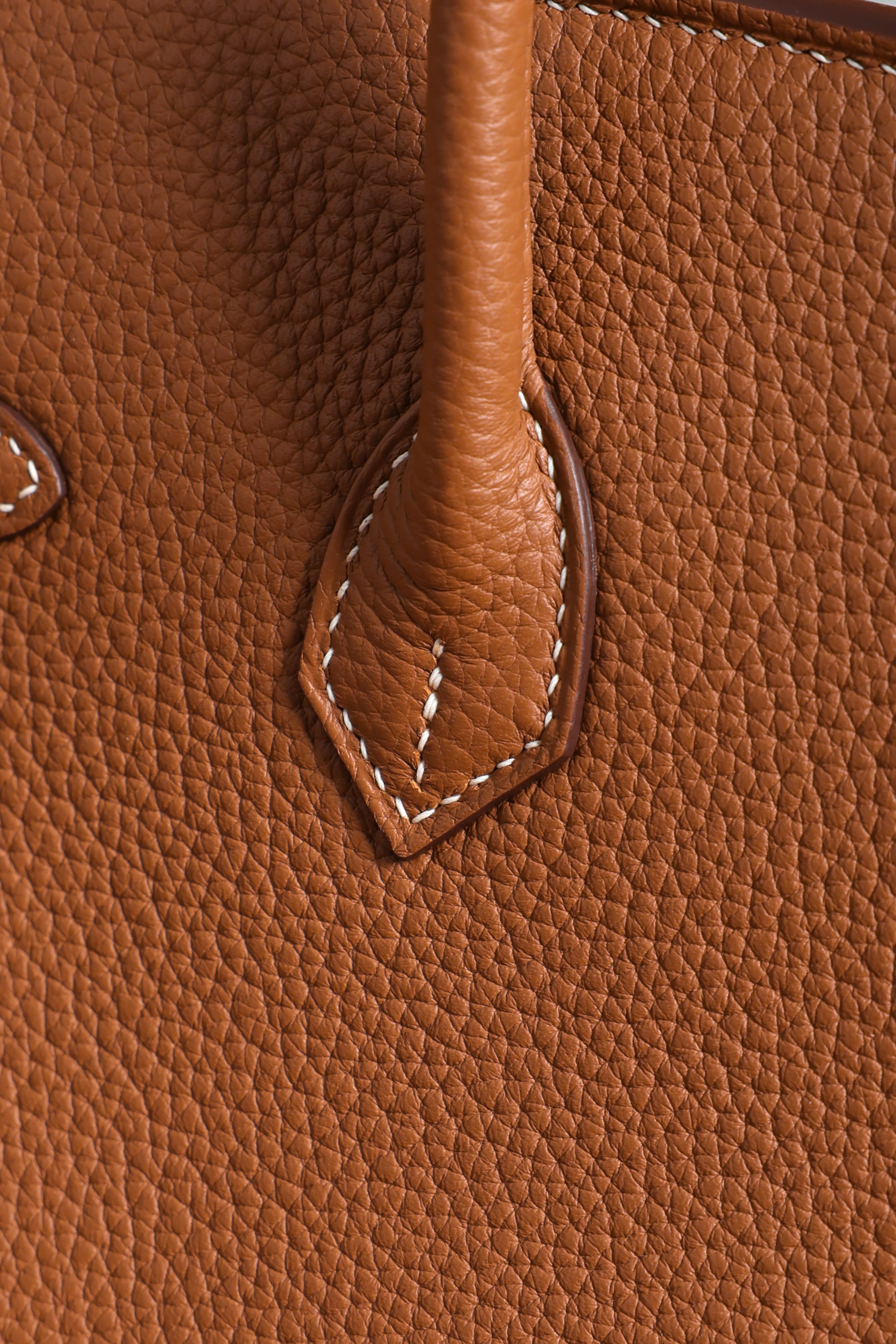 Birkin- All Handmade Golden / Sliver Golden brown swift leather