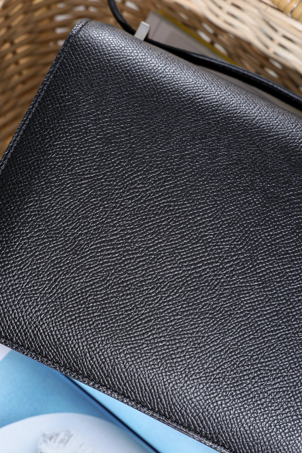 Constance- All Handmade Golden / Sliver Hardware Noir Ep eather