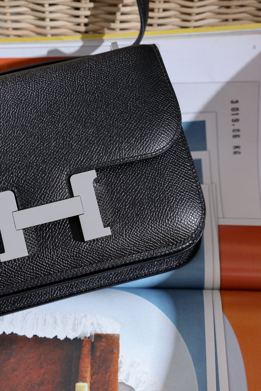 Constance- All Handmade Golden / Sliver Hardware Noir Ep eather