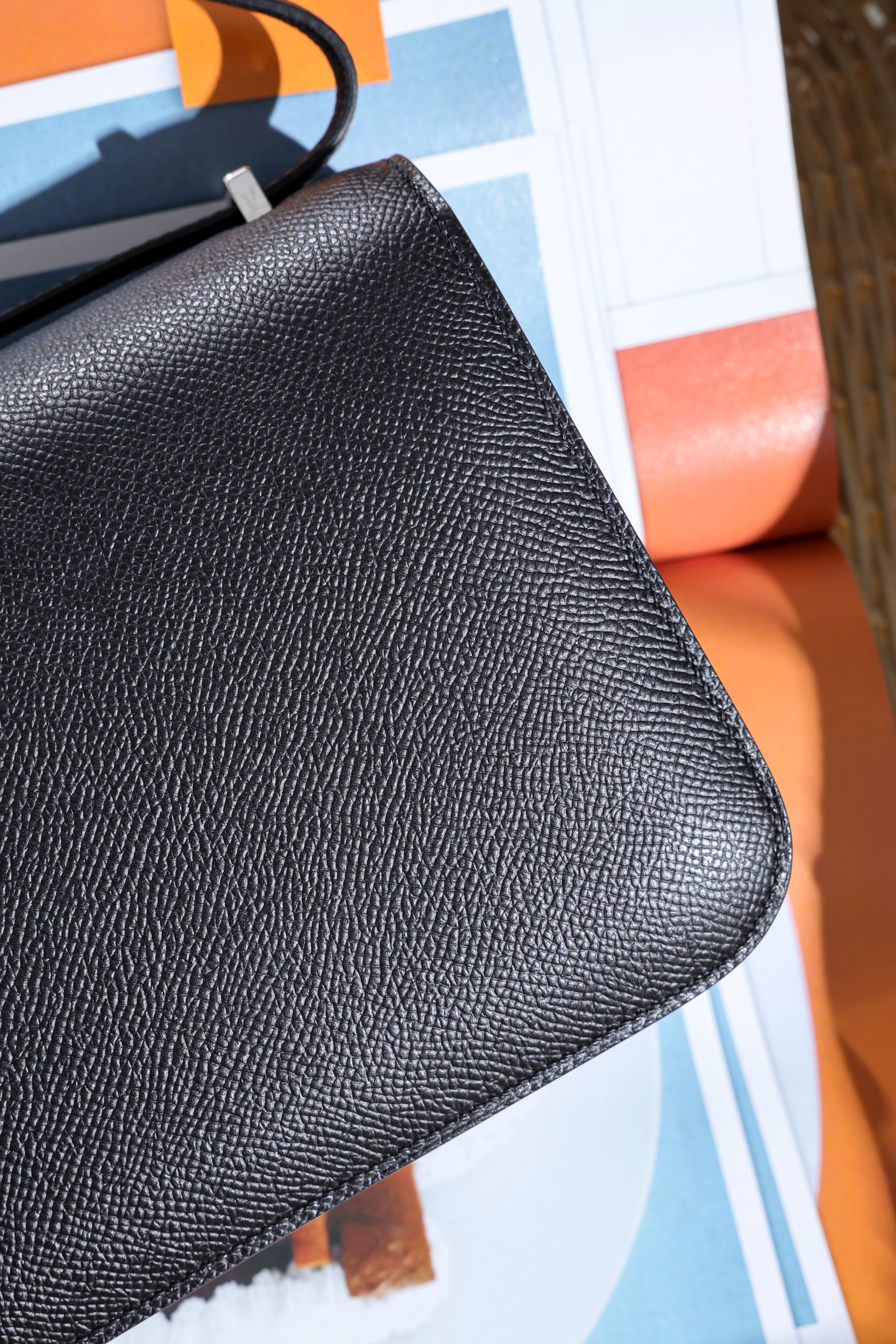 Constance- All Handmade Golden / Sliver Hardware Noir Ep eather