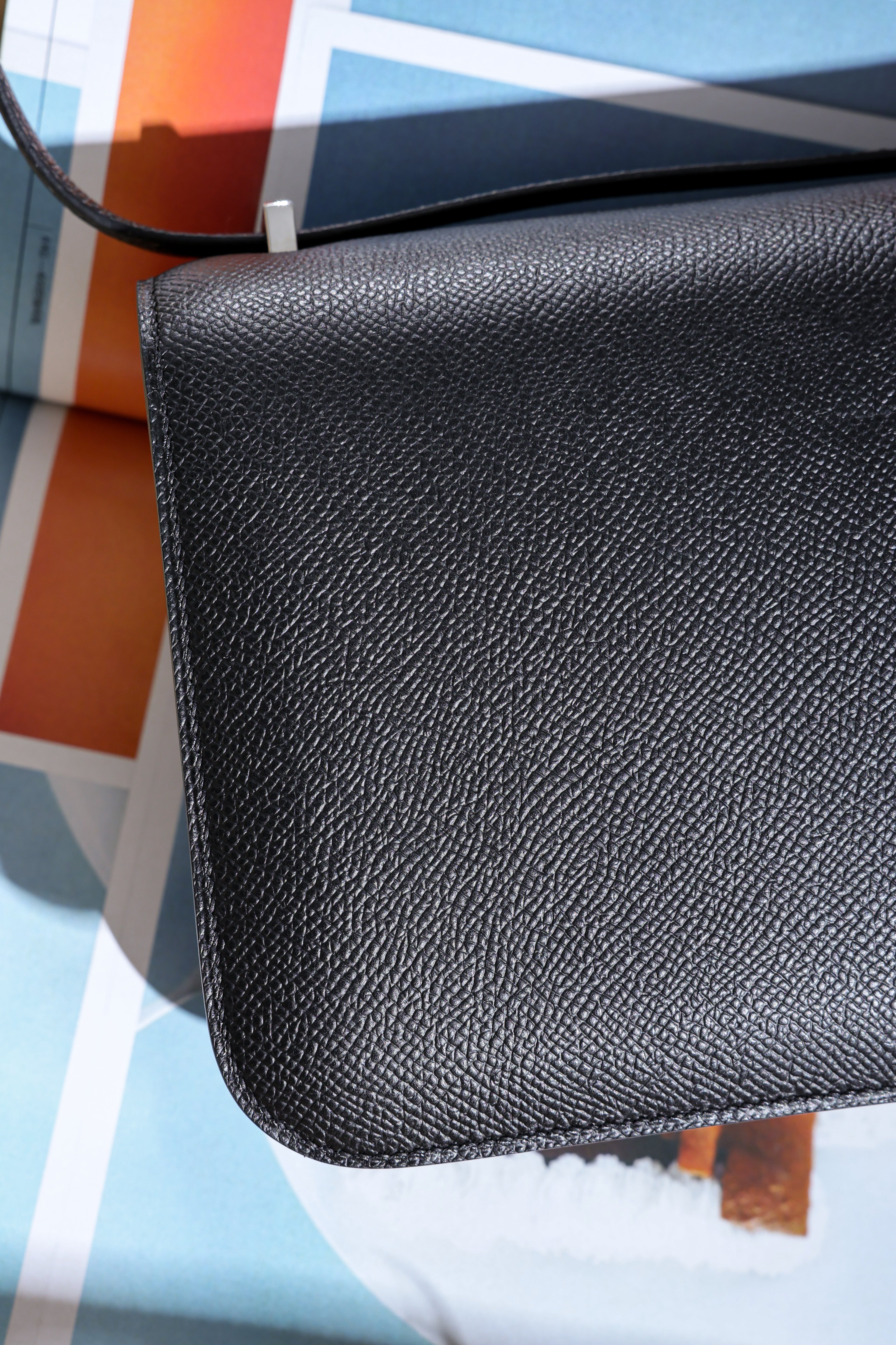 Constance- All Handmade Golden / Sliver Hardware Noir Ep eather