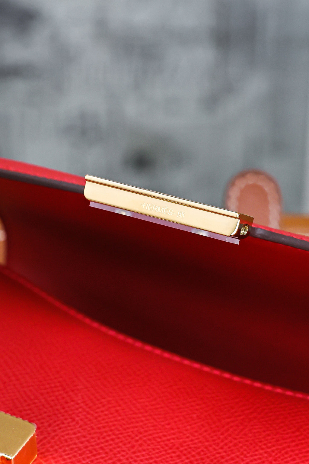 Constance- All Handmade Golden / Sliver Hardware  Rouge Casaque Ep eather