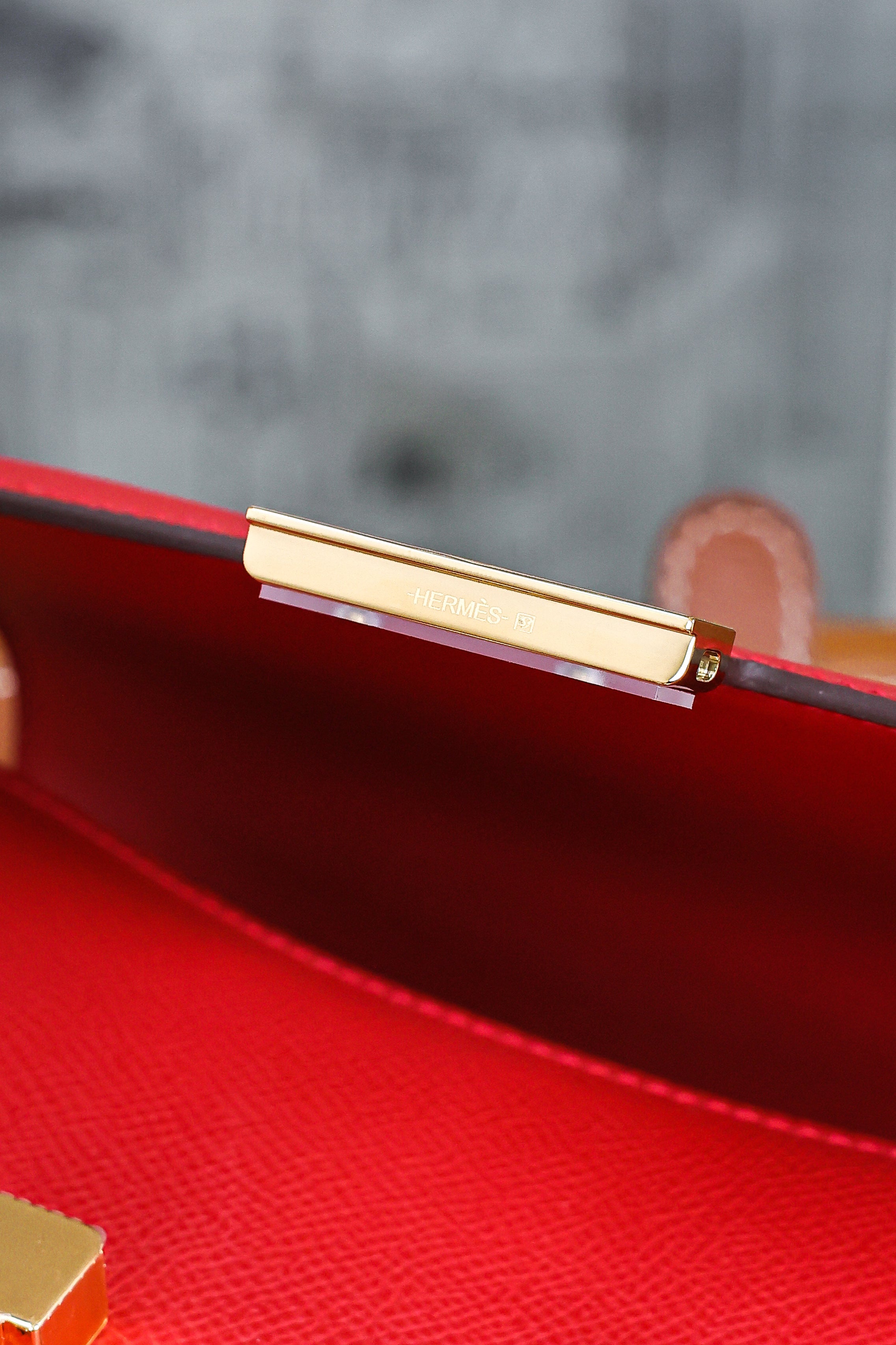 Constance- All Handmade Golden / Sliver Hardware  Rouge Casaque Ep eather