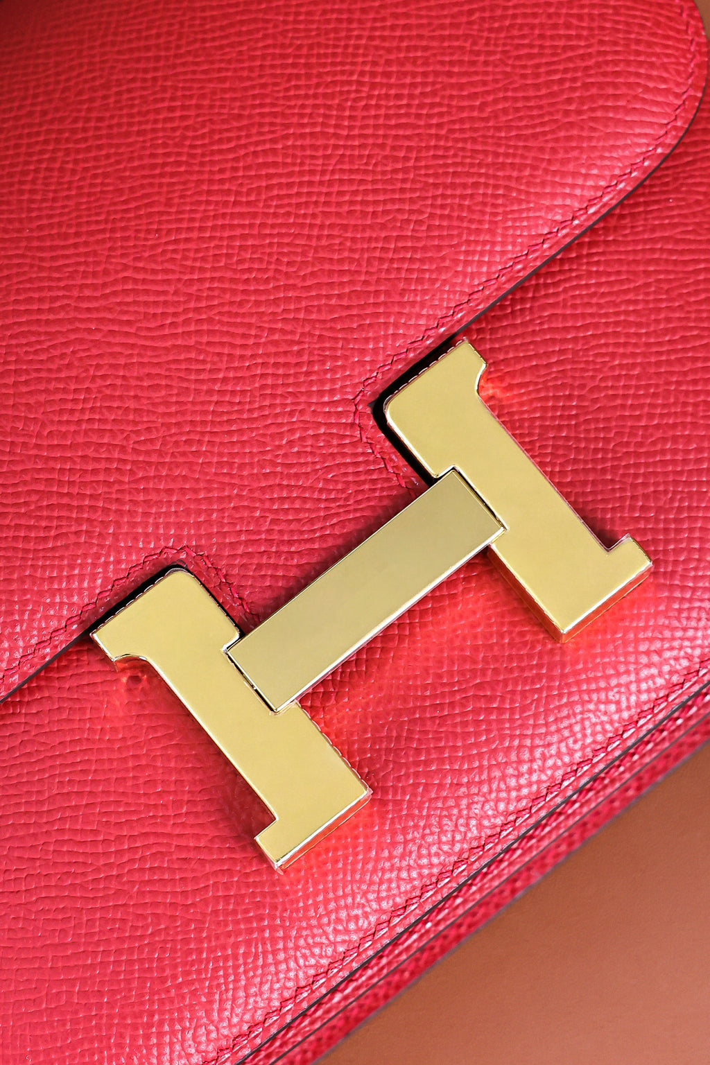 Constance- All Handmade Golden / Sliver Hardware  Rouge Casaque Ep eather