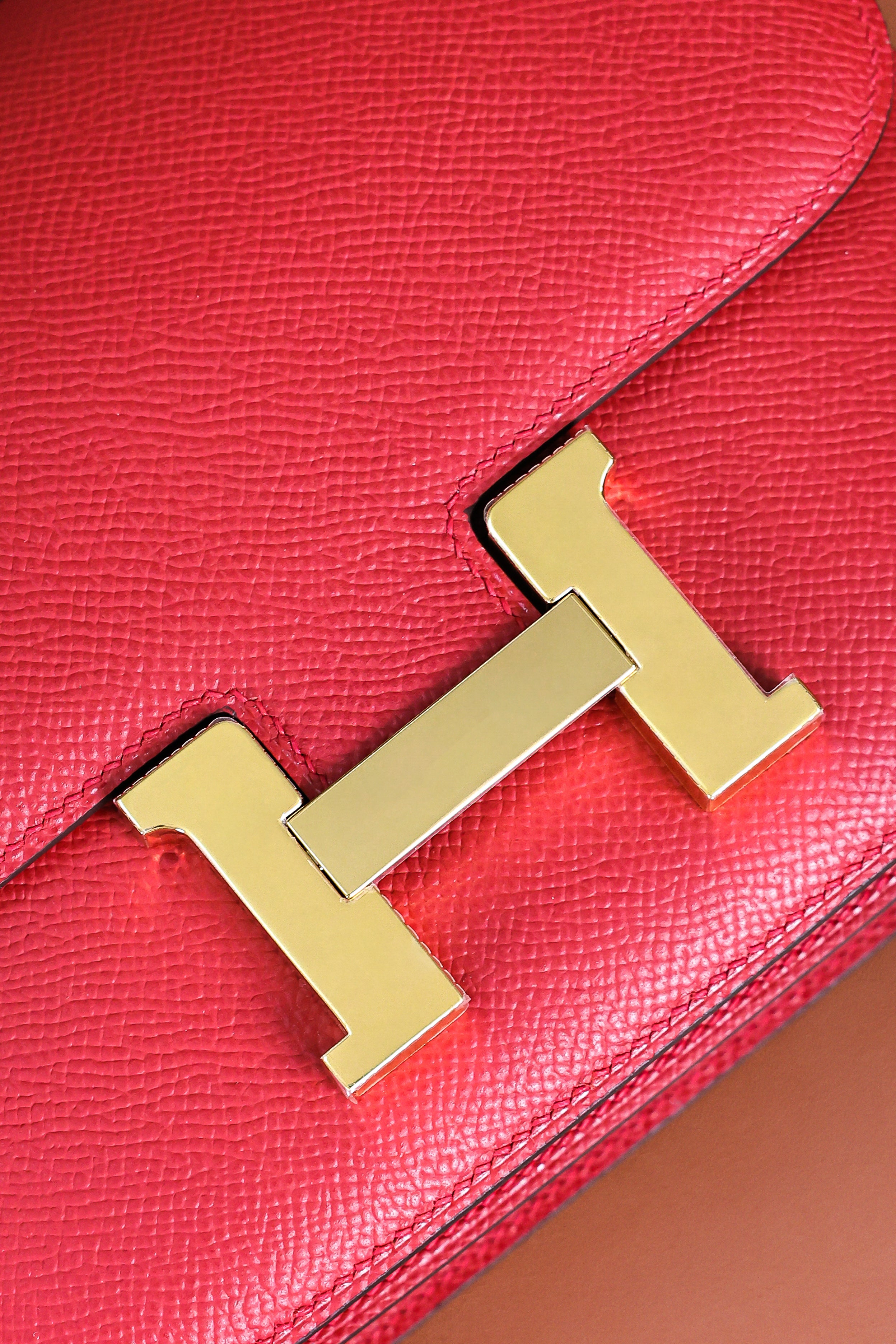 Constance- All Handmade Golden / Sliver Hardware  Rouge Casaque Ep eather