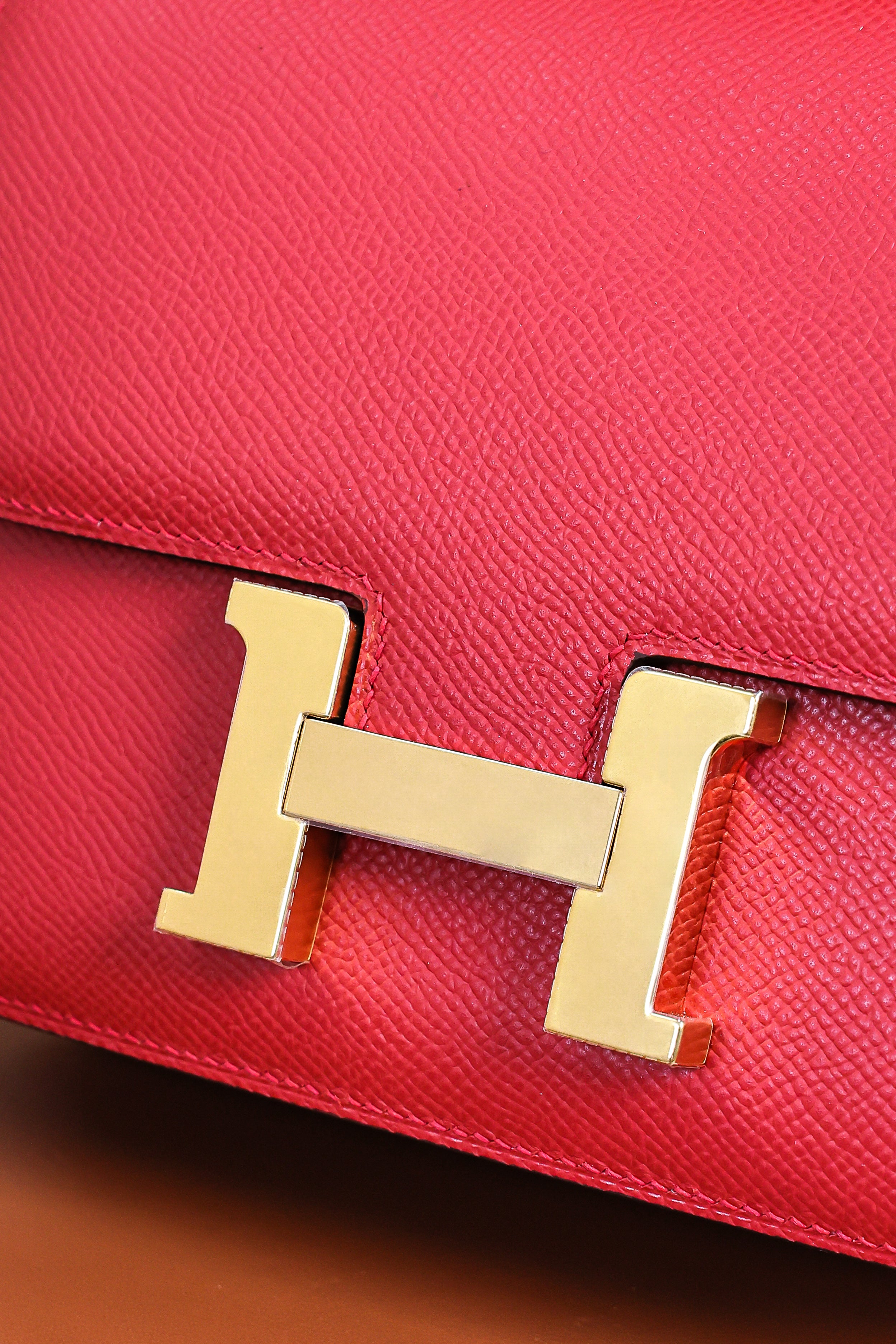 Constance- All Handmade Golden / Sliver Hardware  Rouge Casaque Ep eather