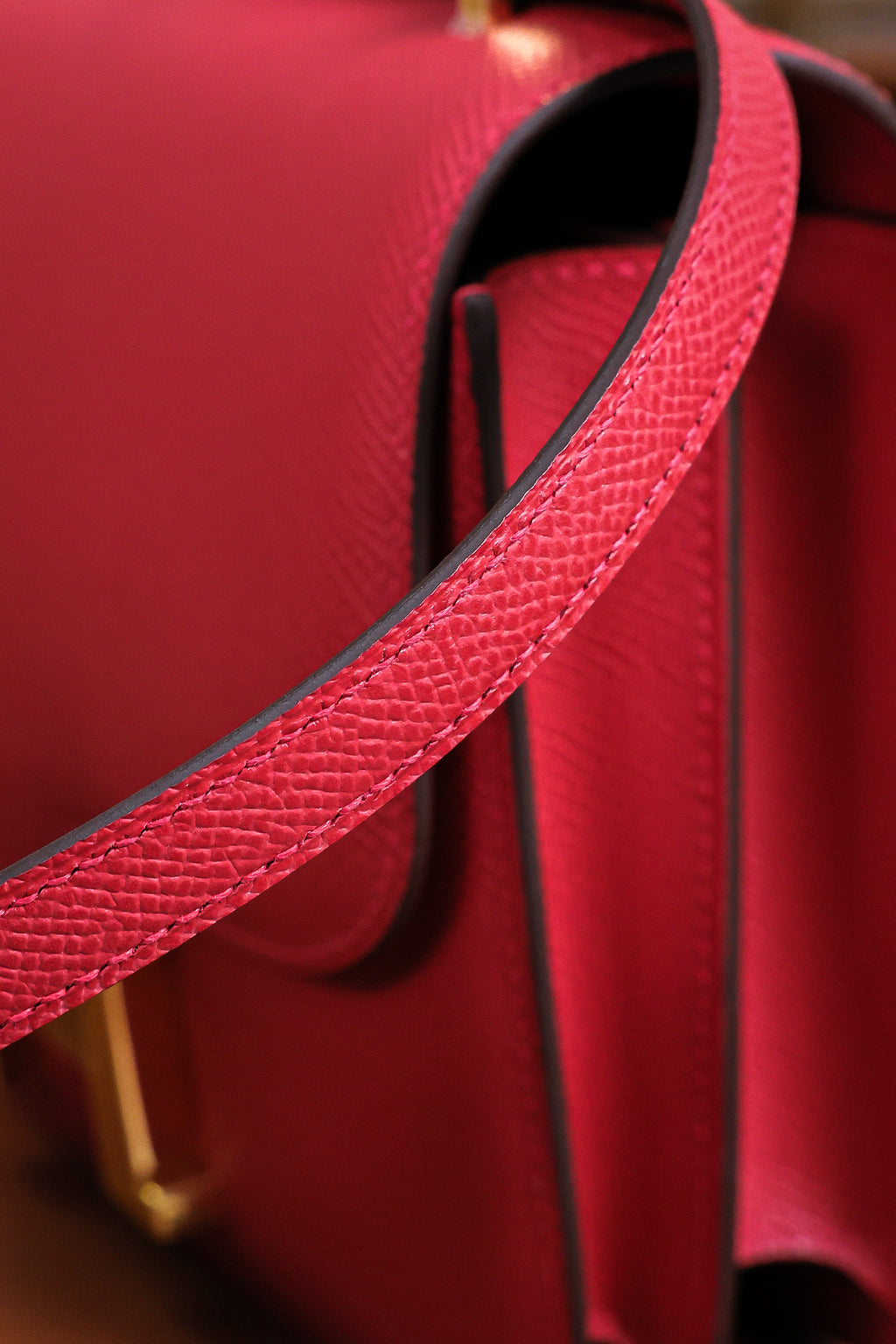 Constance- All Handmade Golden / Sliver Hardware  Rouge Casaque Ep eather