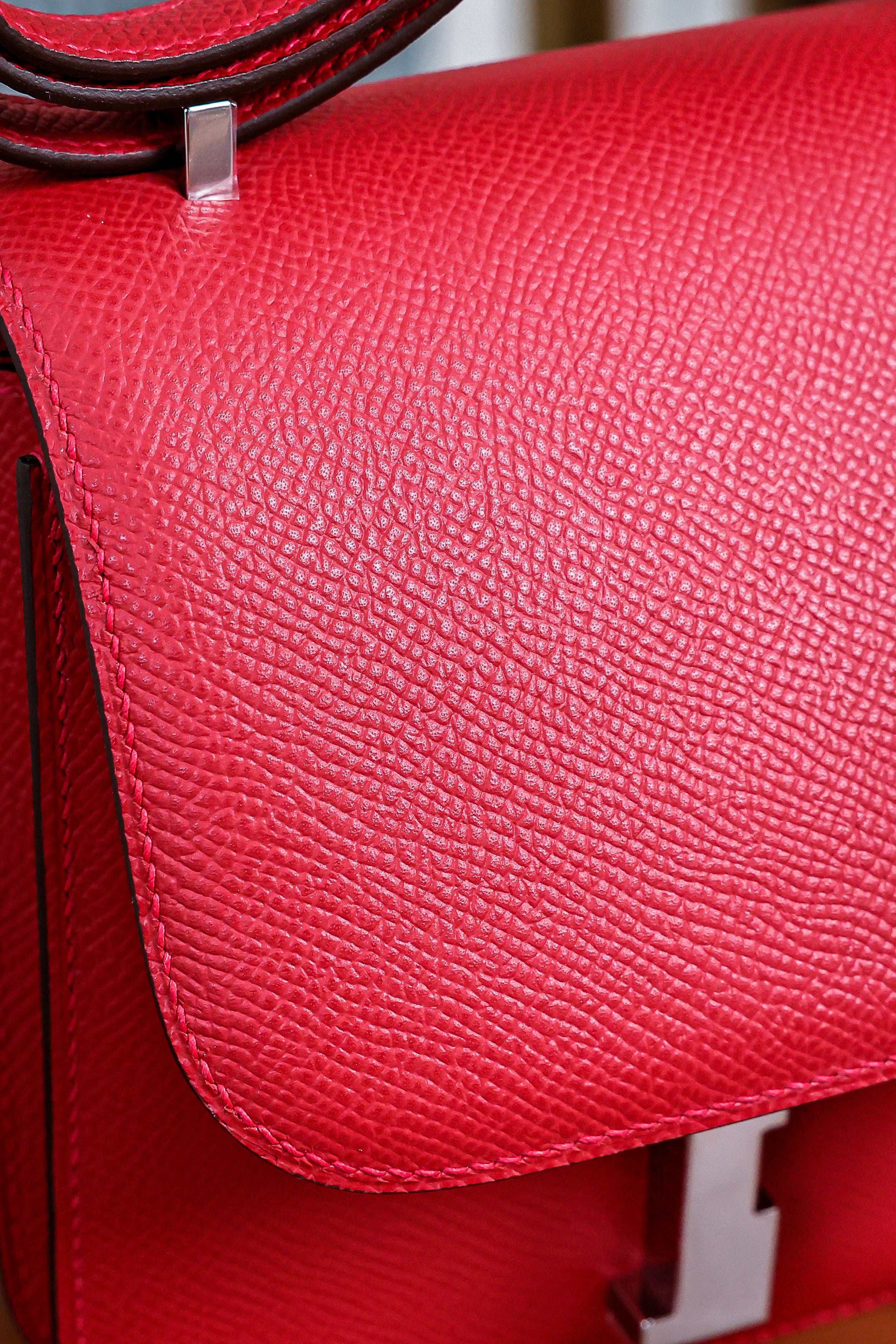 Constance- All Handmade Golden / Sliver Hardware  Rouge Casaque Ep eather