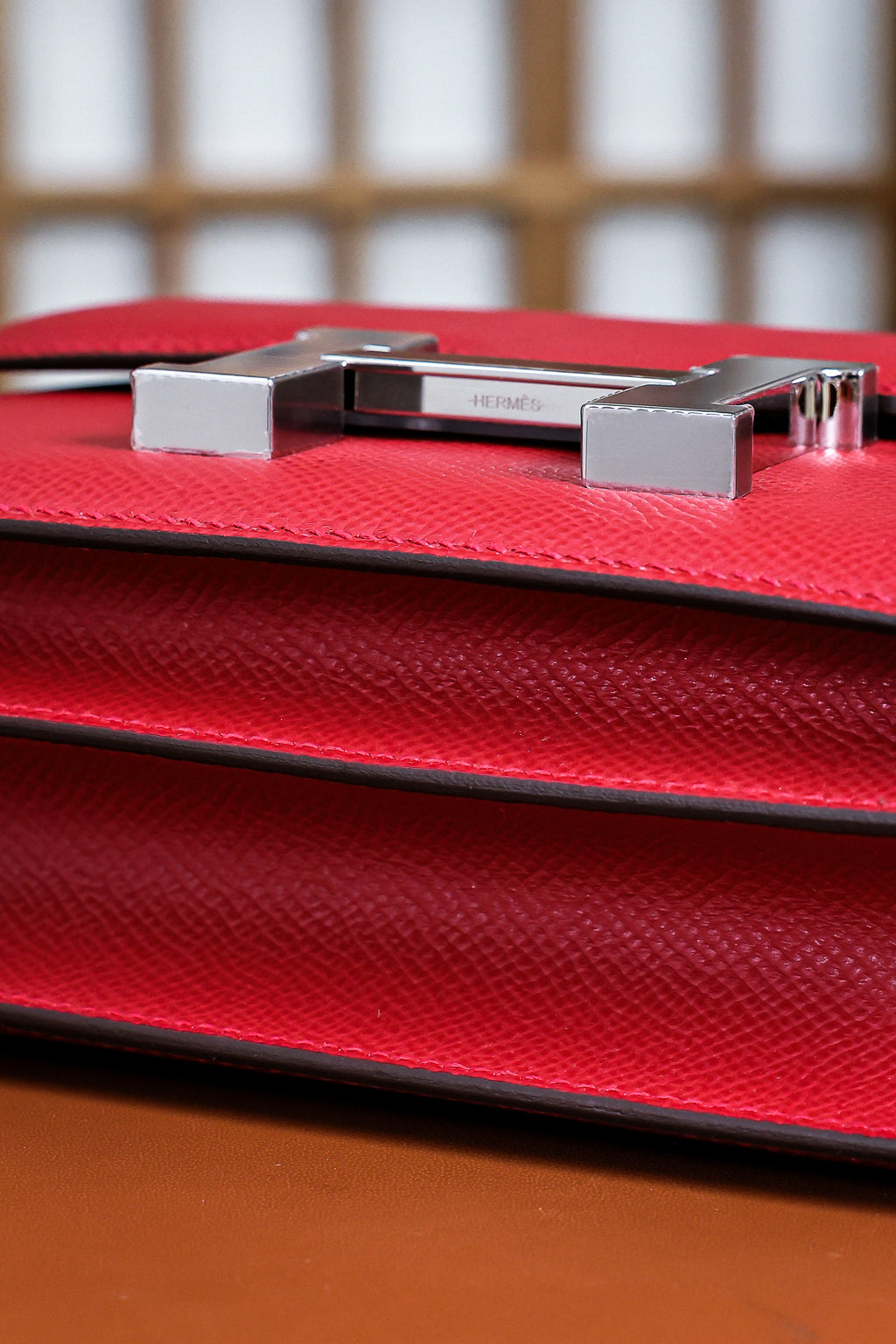 Constance- All Handmade Golden / Sliver Hardware  Rouge Casaque Ep eather