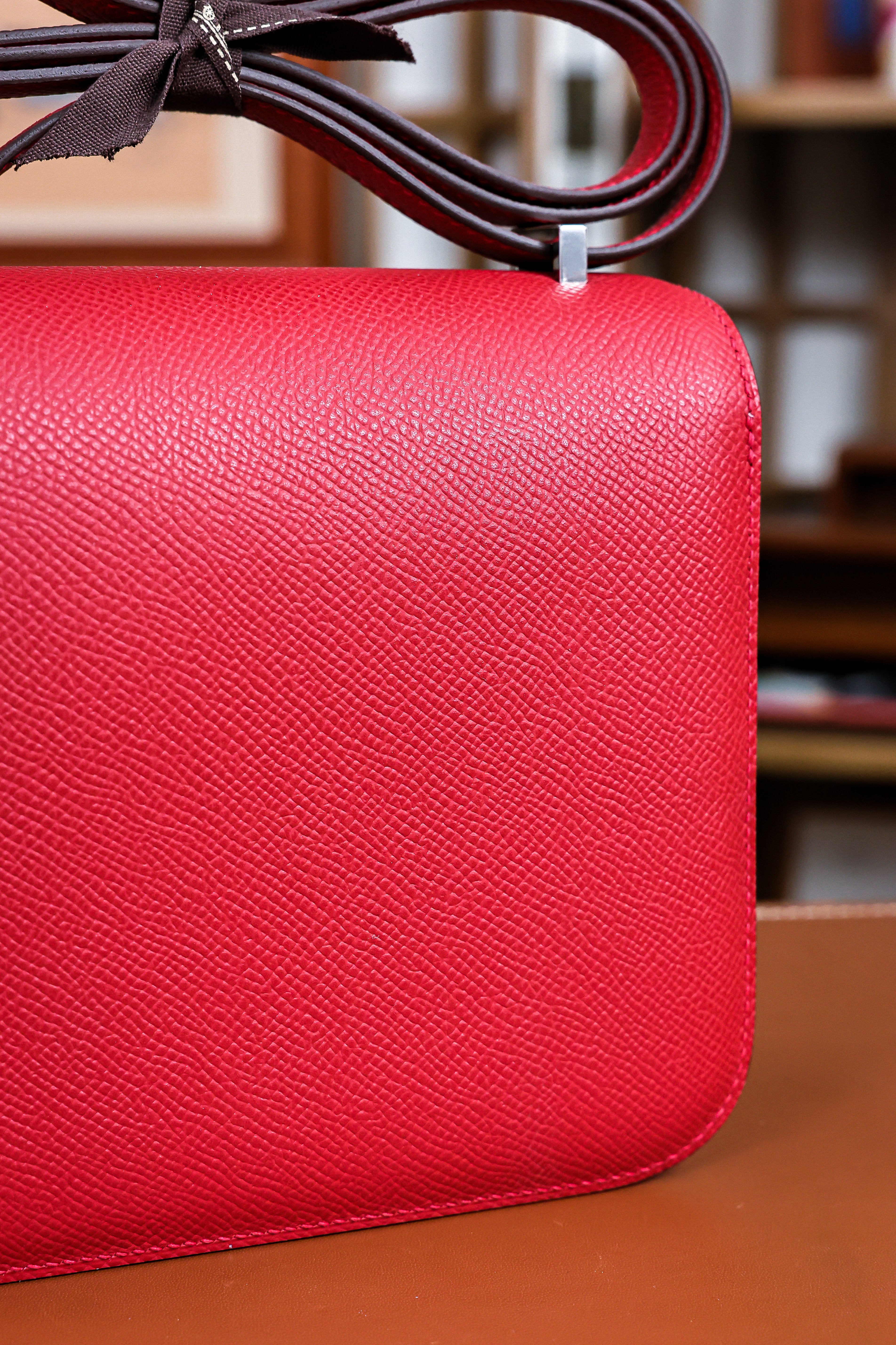 Constance- All Handmade Golden / Sliver Hardware  Rouge Casaque Ep eather