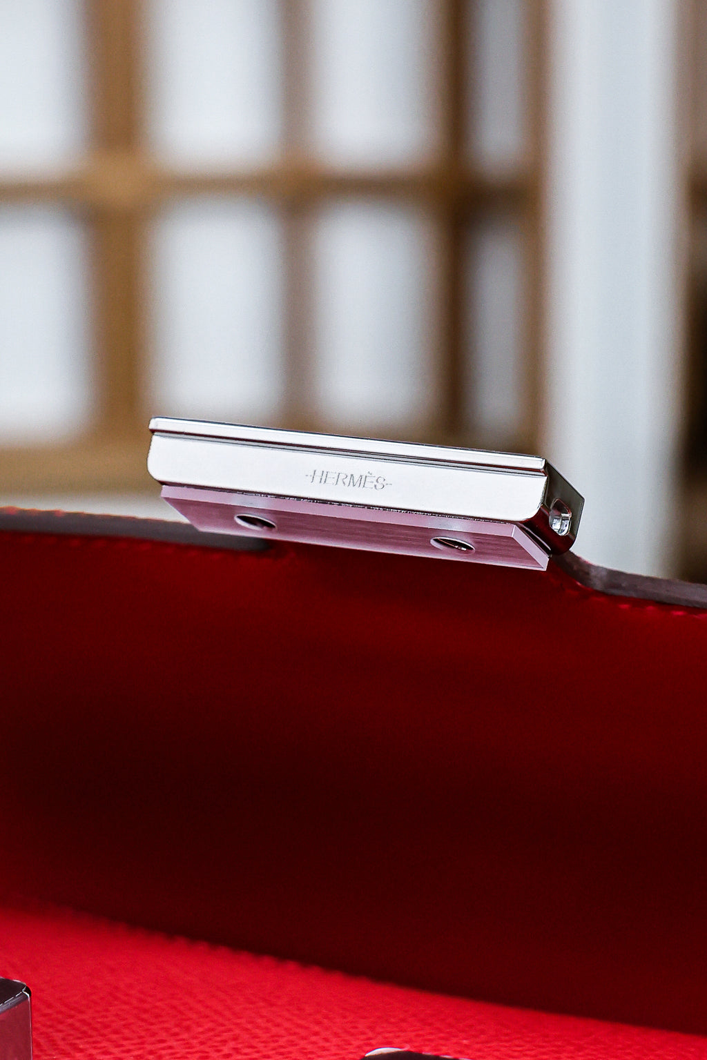 Constance- All Handmade Golden / Sliver Hardware  Rouge Casaque Ep eather