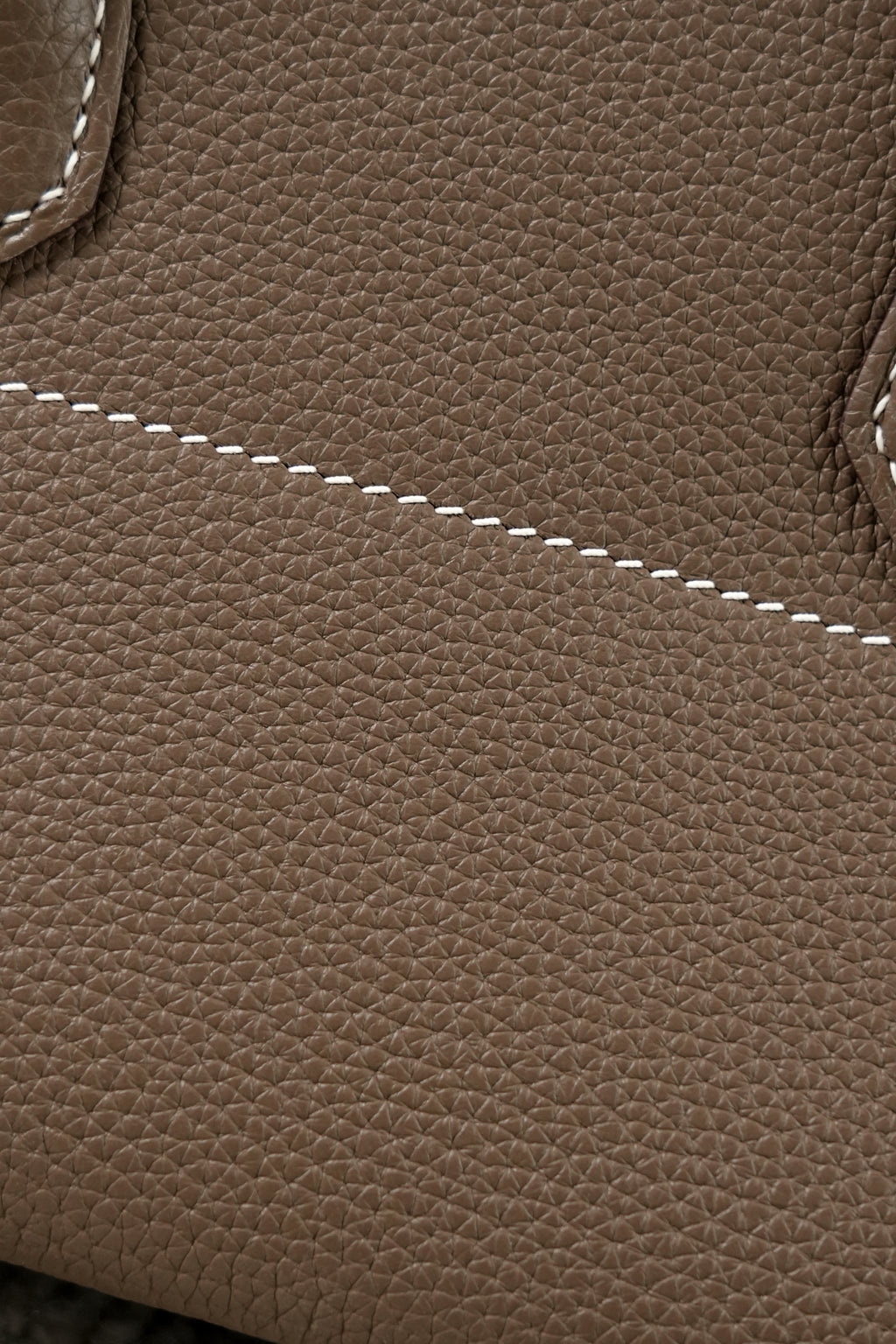 Birkin Shoulder- All Handmade Golden / Sliver Etoupe togo leather