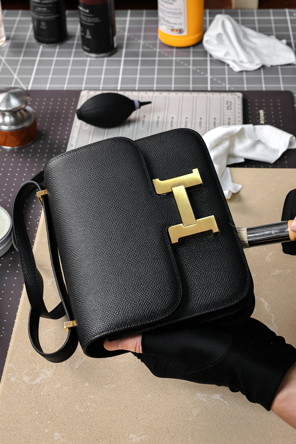 Constance- All Handmade Golden / Sliver Hardware Nior Ep leather