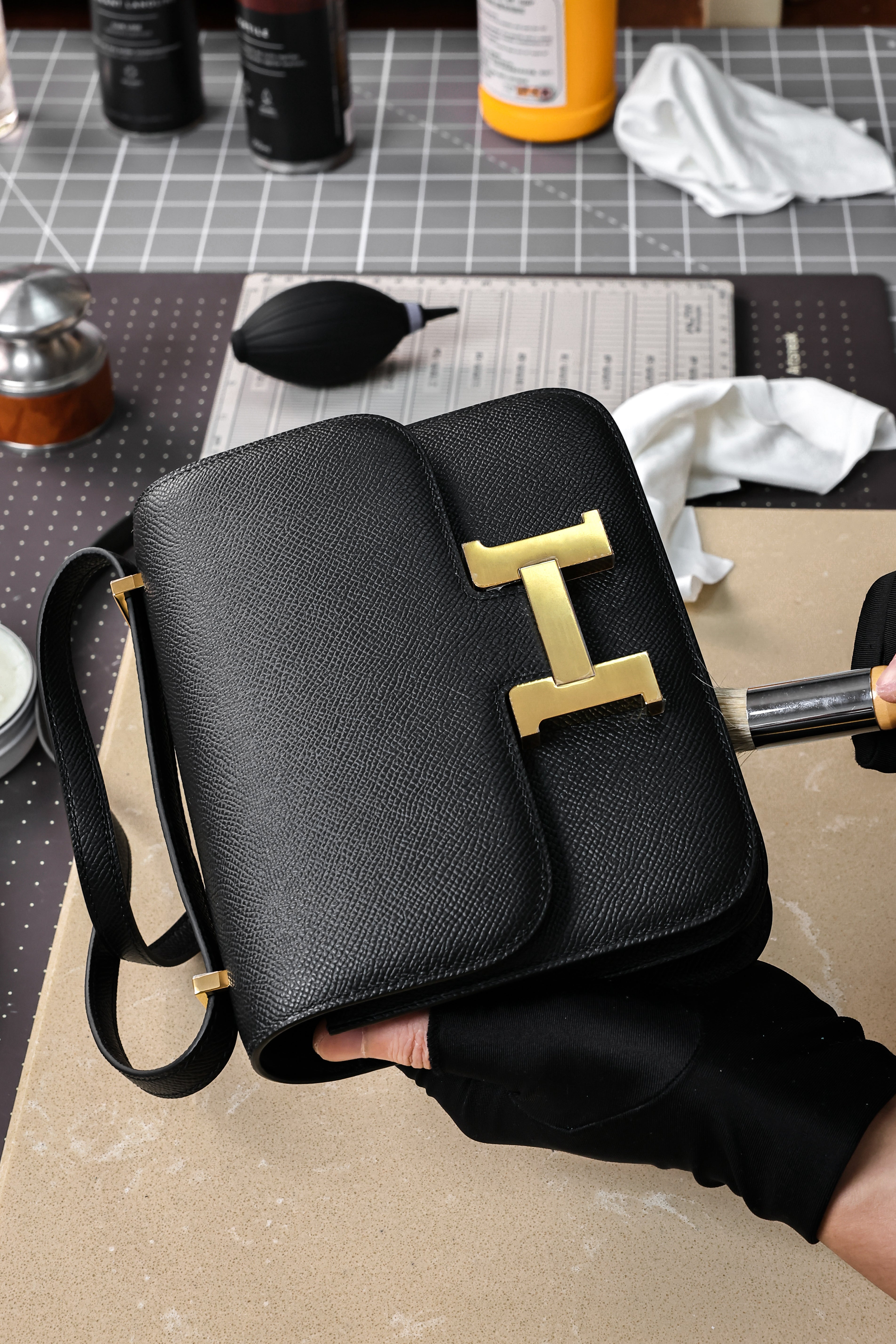 Constance- All Handmade Golden / Sliver Hardware Nior Ep leather