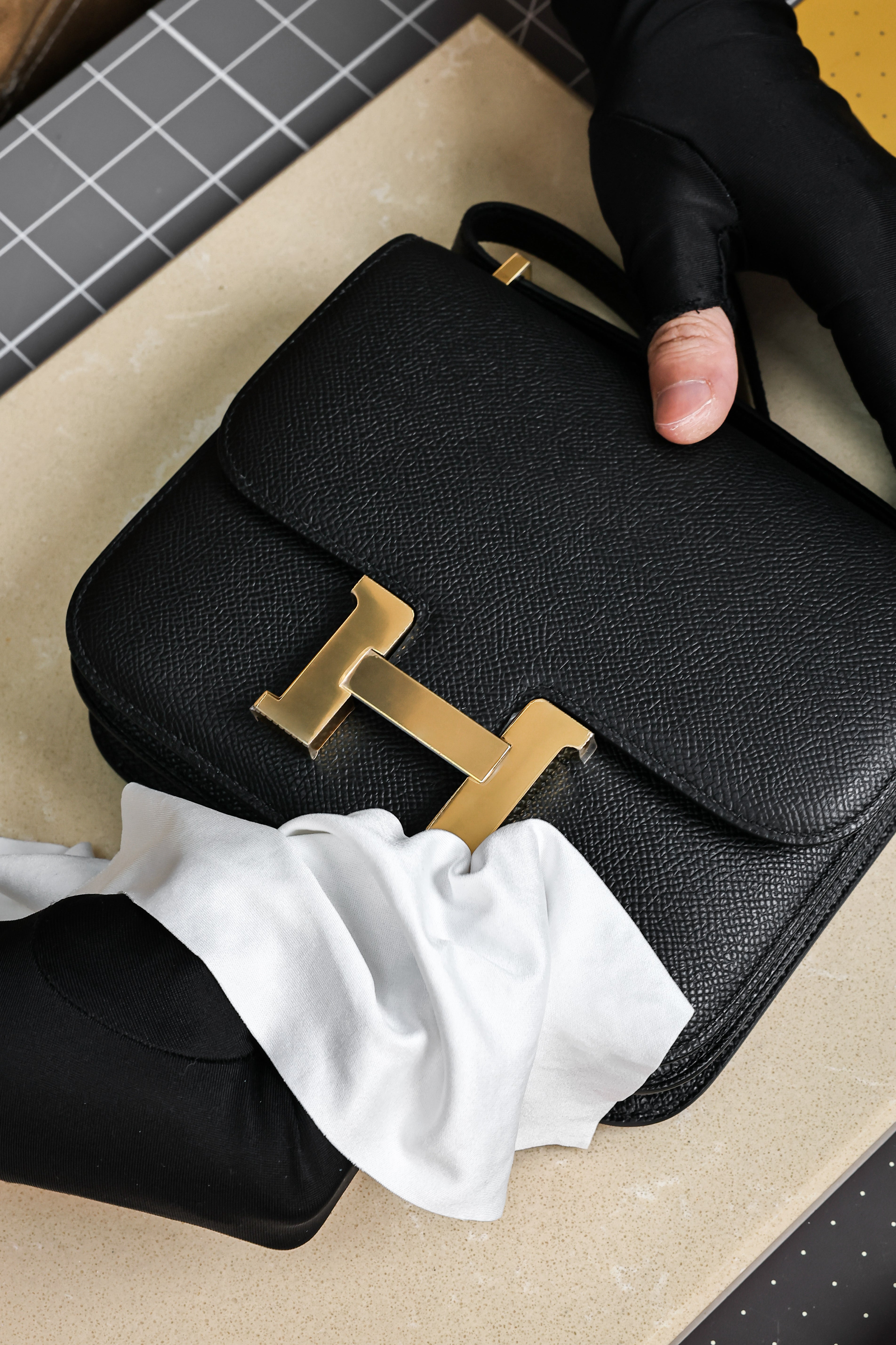 Constance- All Handmade Golden / Sliver Hardware Nior Ep leather