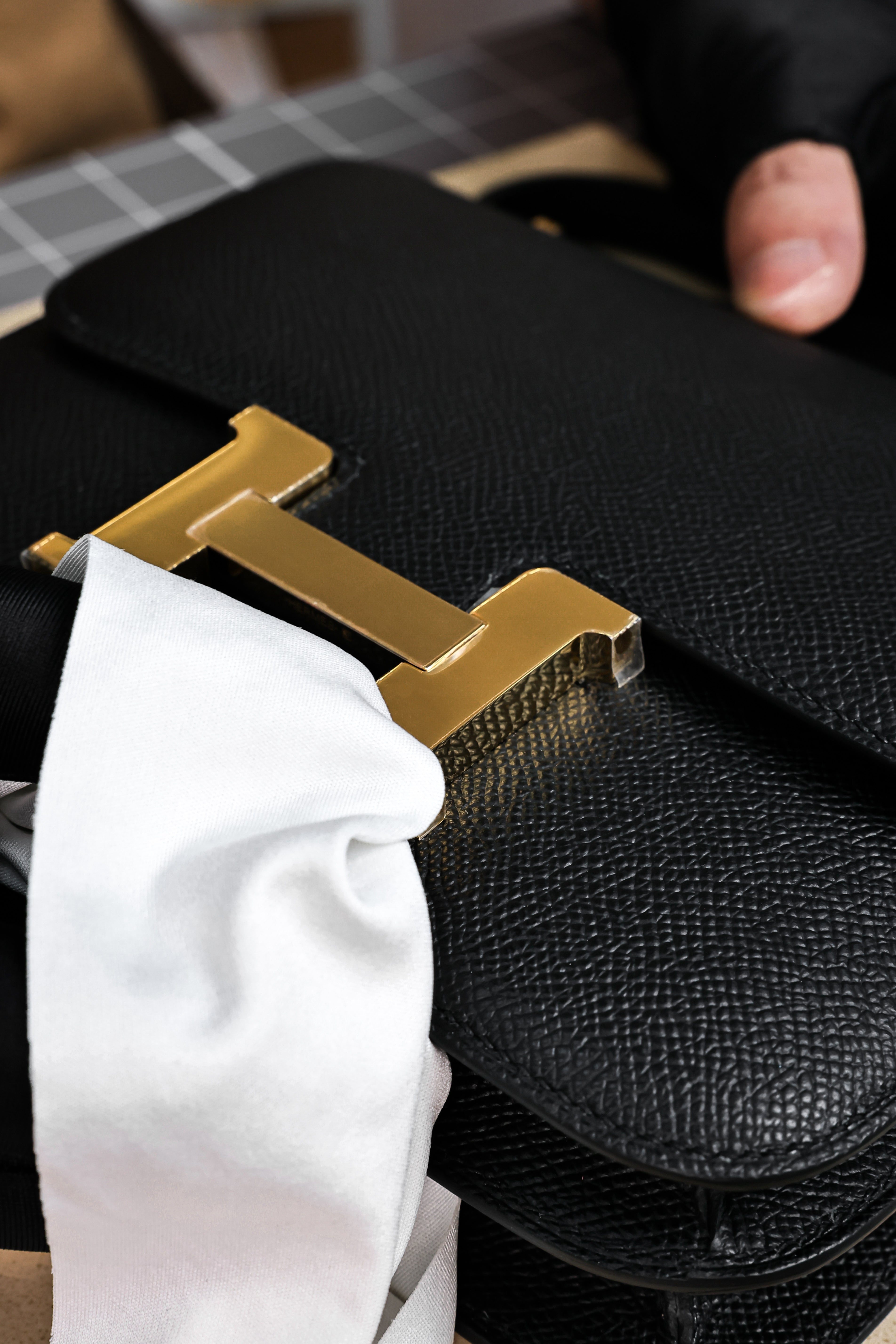 Constance- All Handmade Golden / Sliver Hardware Nior Ep leather