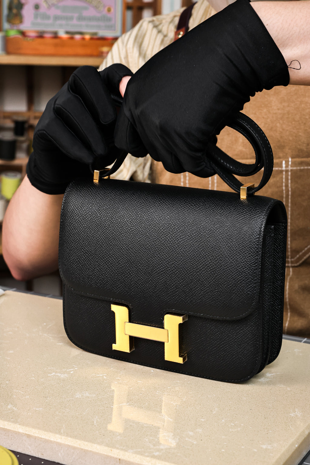 Constance- All Handmade Golden / Sliver Hardware Nior Ep leather