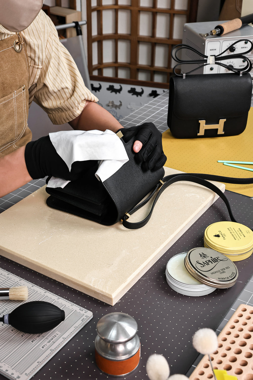 Constance- All Handmade Golden / Sliver Hardware Nior Ep leather