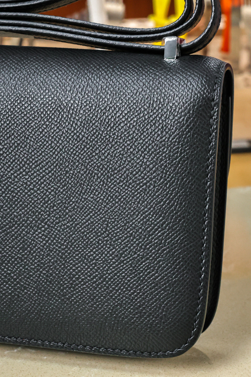 Constance- All Handmade Golden / Sliver  Noirep leather