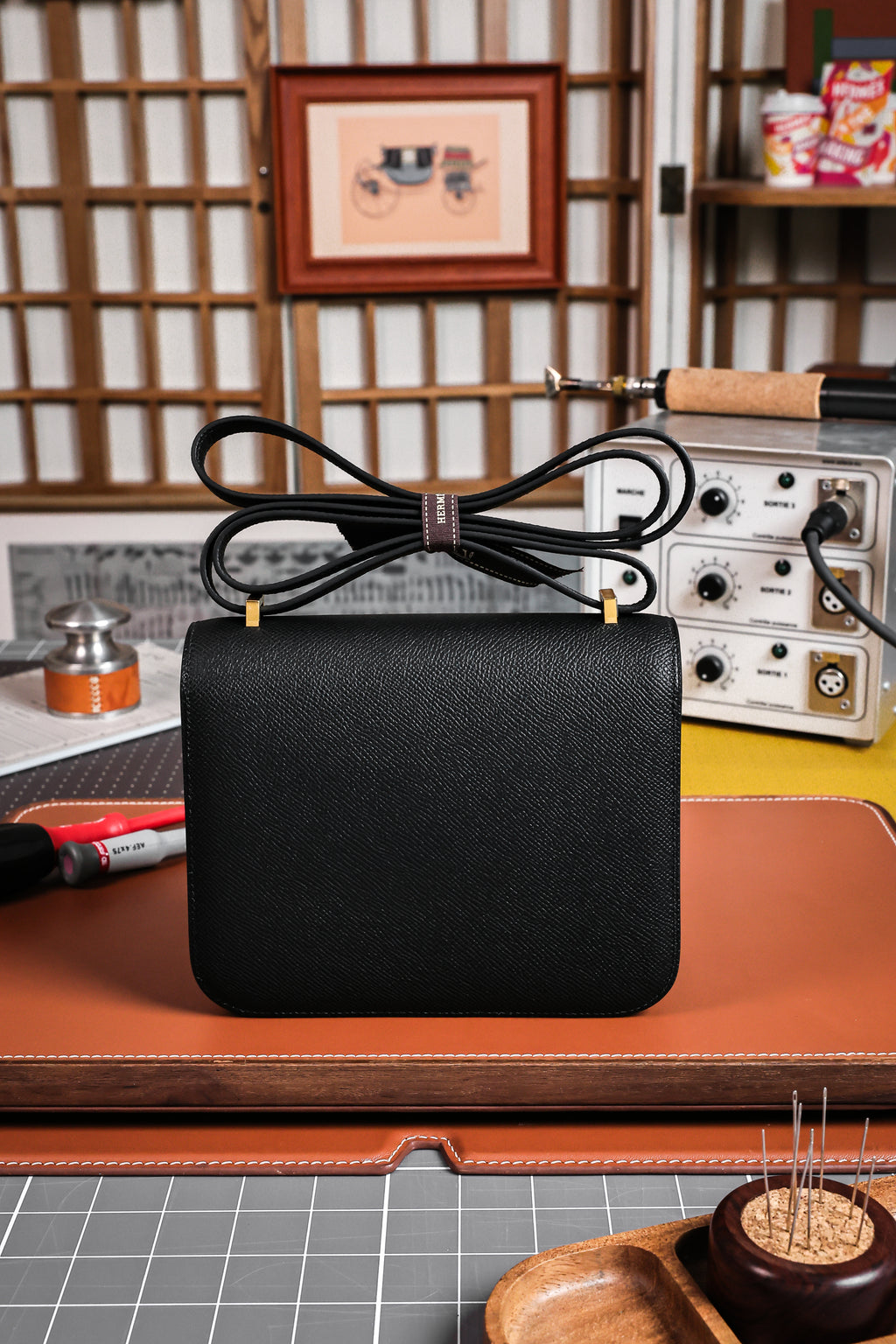 Constance- All Handmade Golden / Sliver Hardware Nior Ep leather