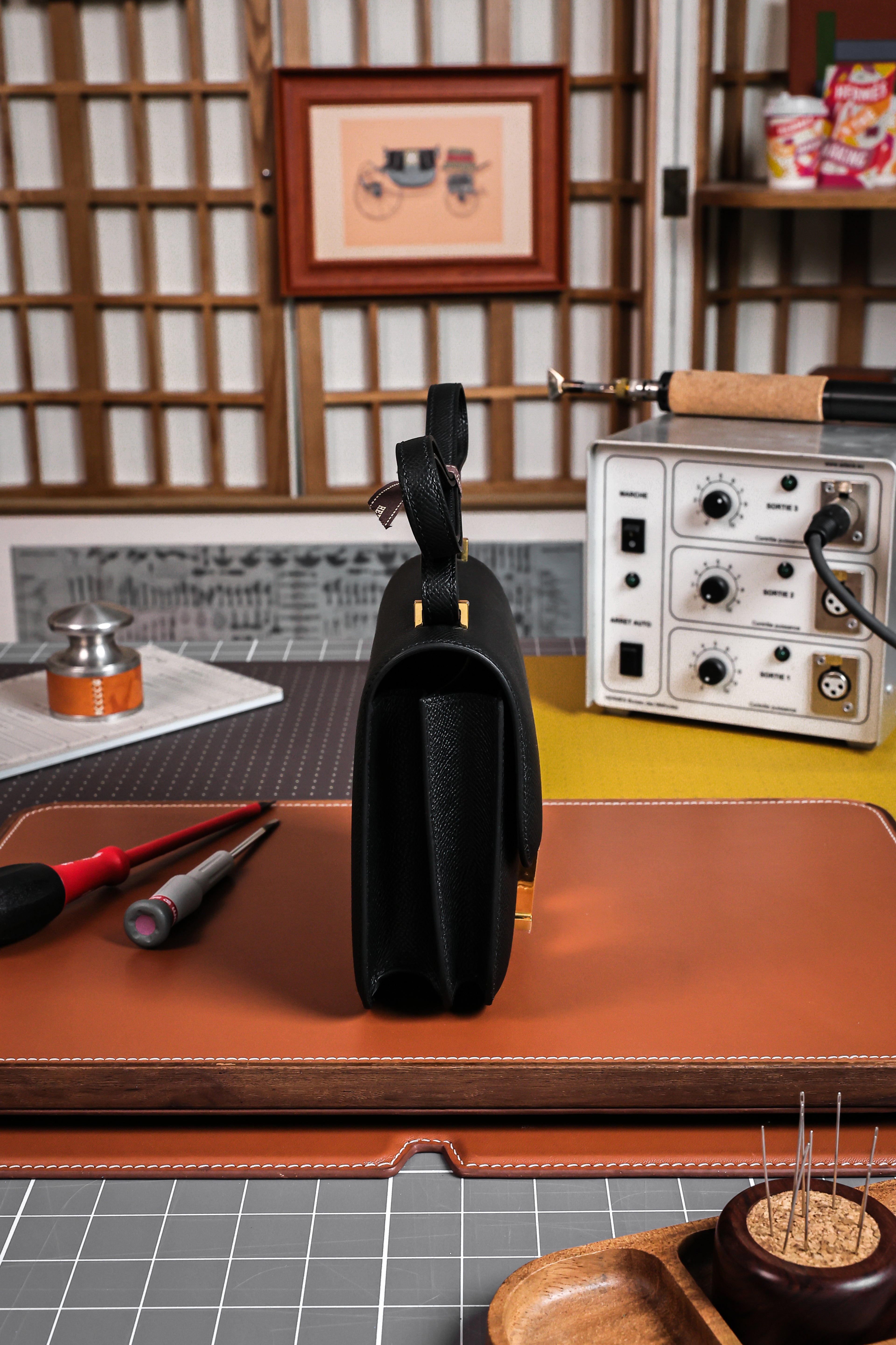 Constance- All Handmade Golden / Sliver Hardware Nior Ep leather