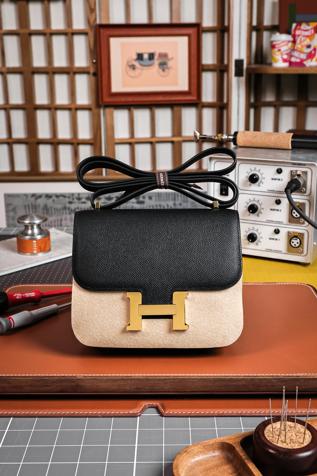 Constance- All Handmade Golden / Sliver Hardware Nior Ep leather