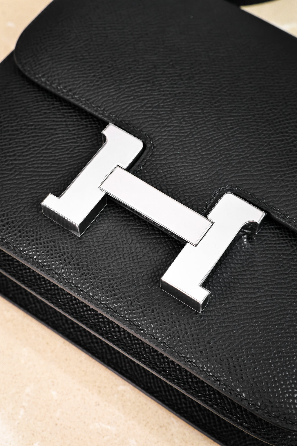 Constance- All Handmade Golden / Sliver Hardware  Noir Ep eather