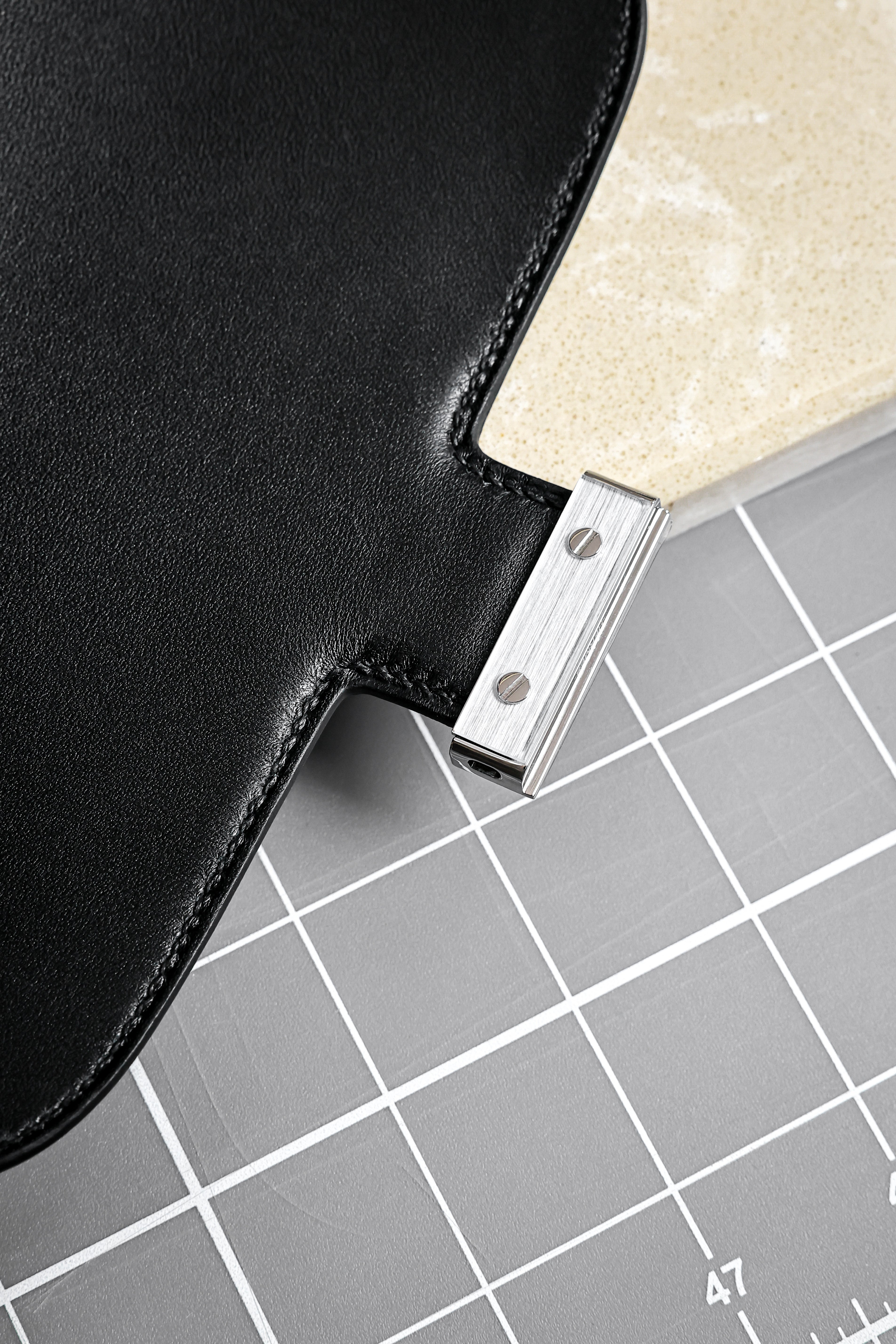 Constance- All Handmade Golden / Sliver Hardware  Noir Ep eather