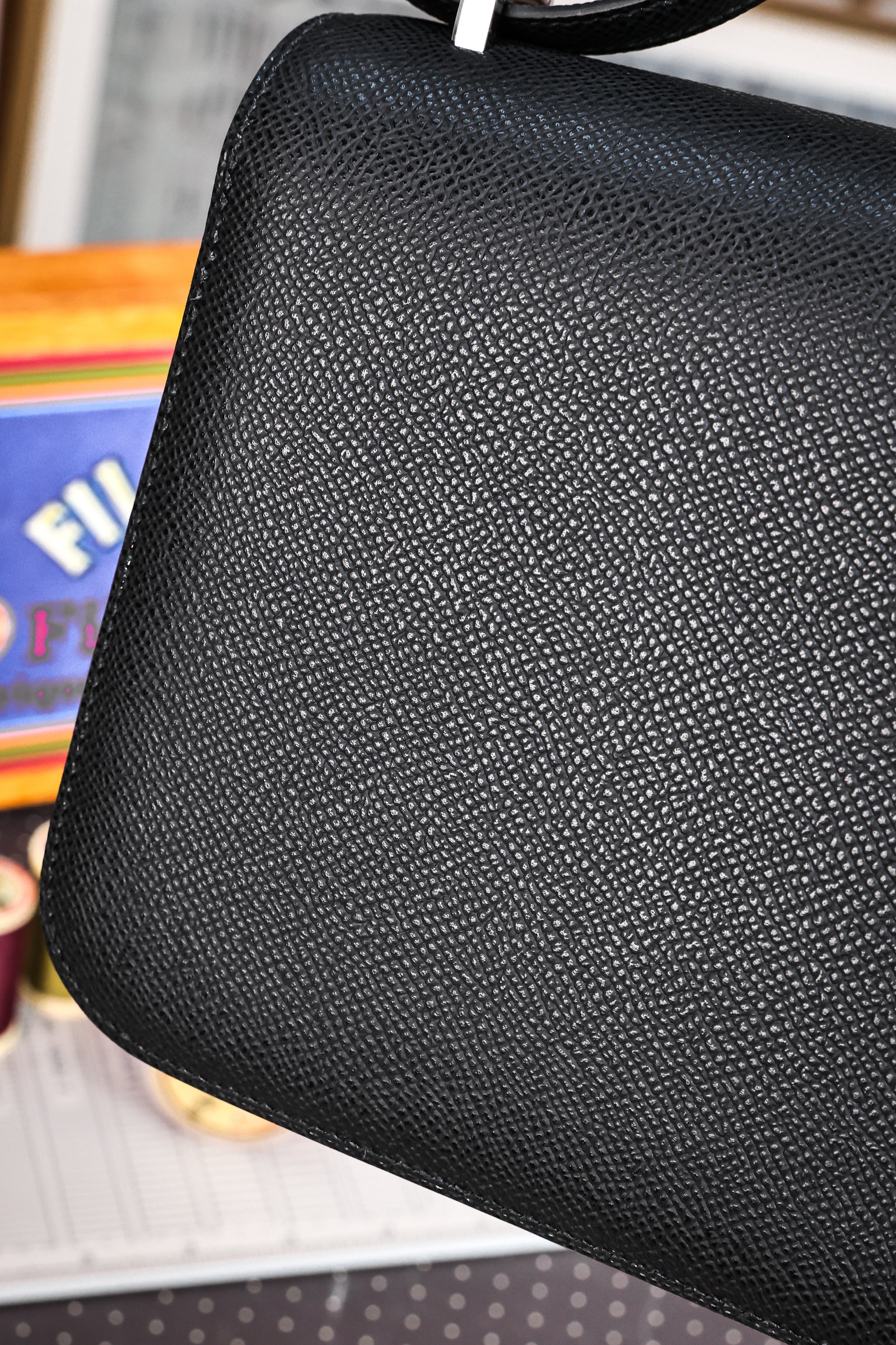 Constance- All Handmade Golden / Sliver Hardware  Noir Ep eather