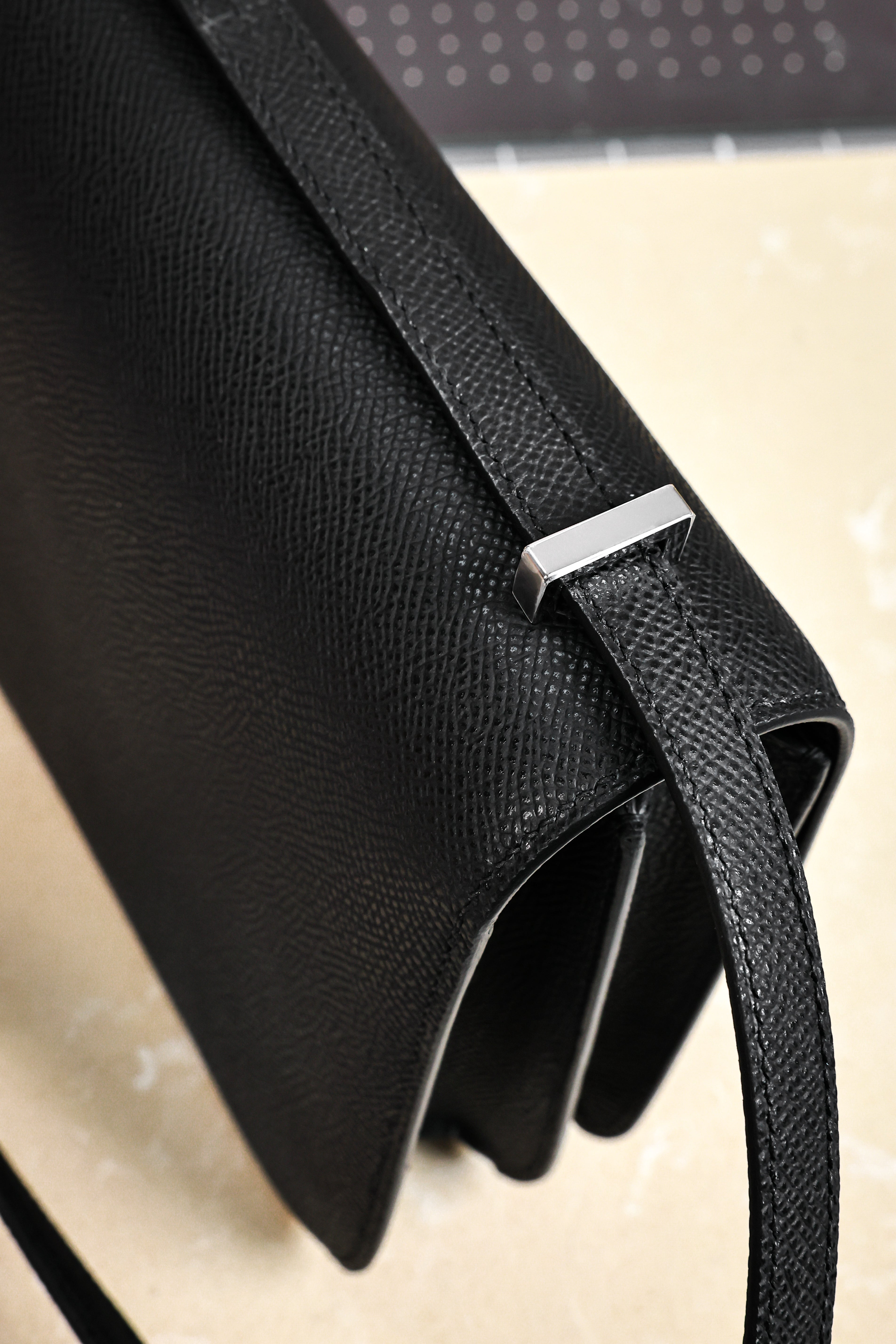 Constance- All Handmade Golden / Sliver Hardware  Noir Ep eather