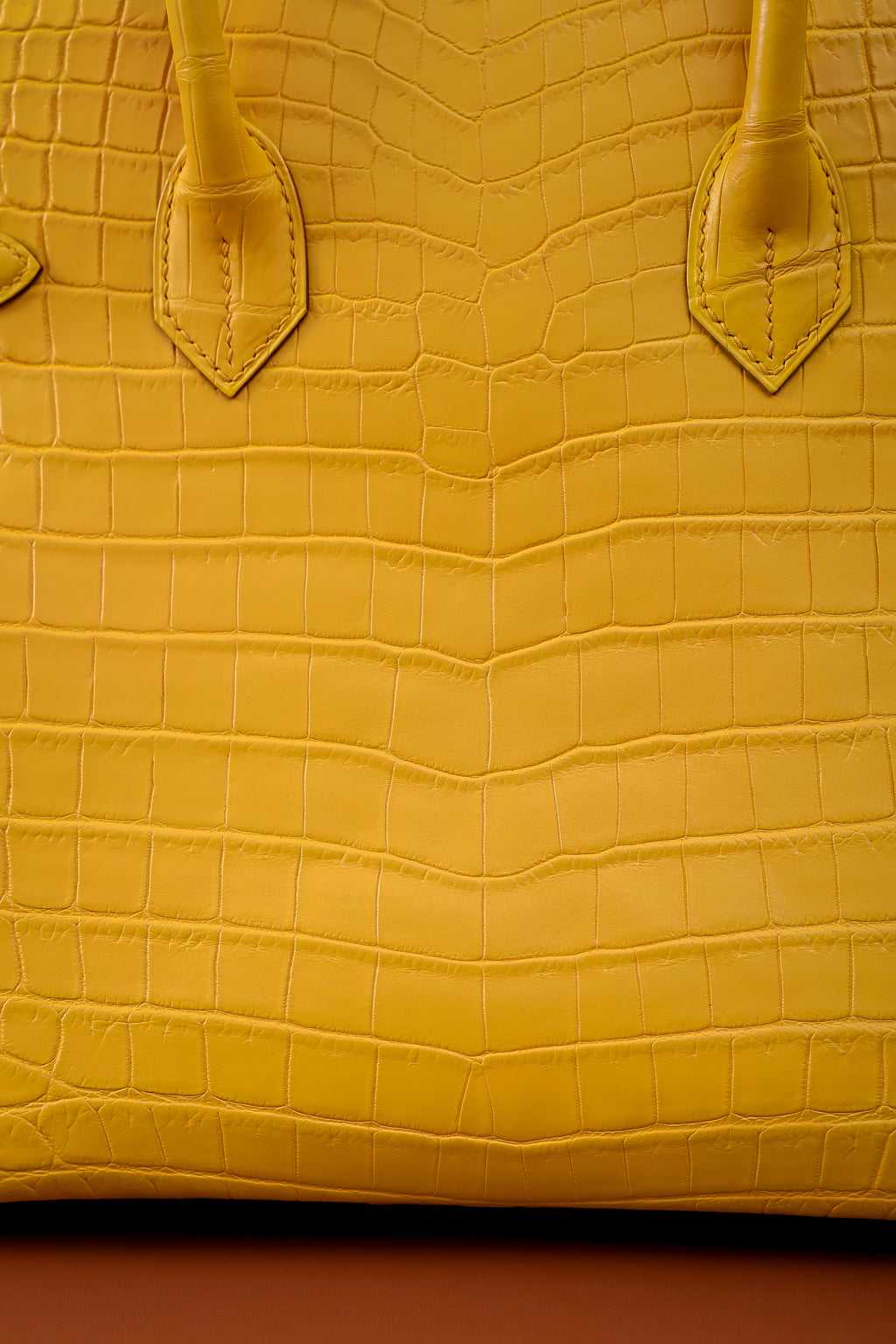 BK-2024 All Handmade Golden / Sliver Hardware Miel Matte Nile crocodile leather