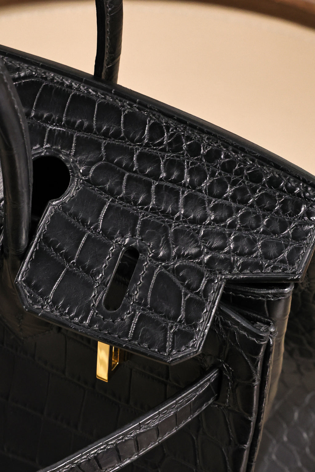 BK-2024 All Handmade Golden / Sliver Hardware Nior Matte Nile crocodile leather