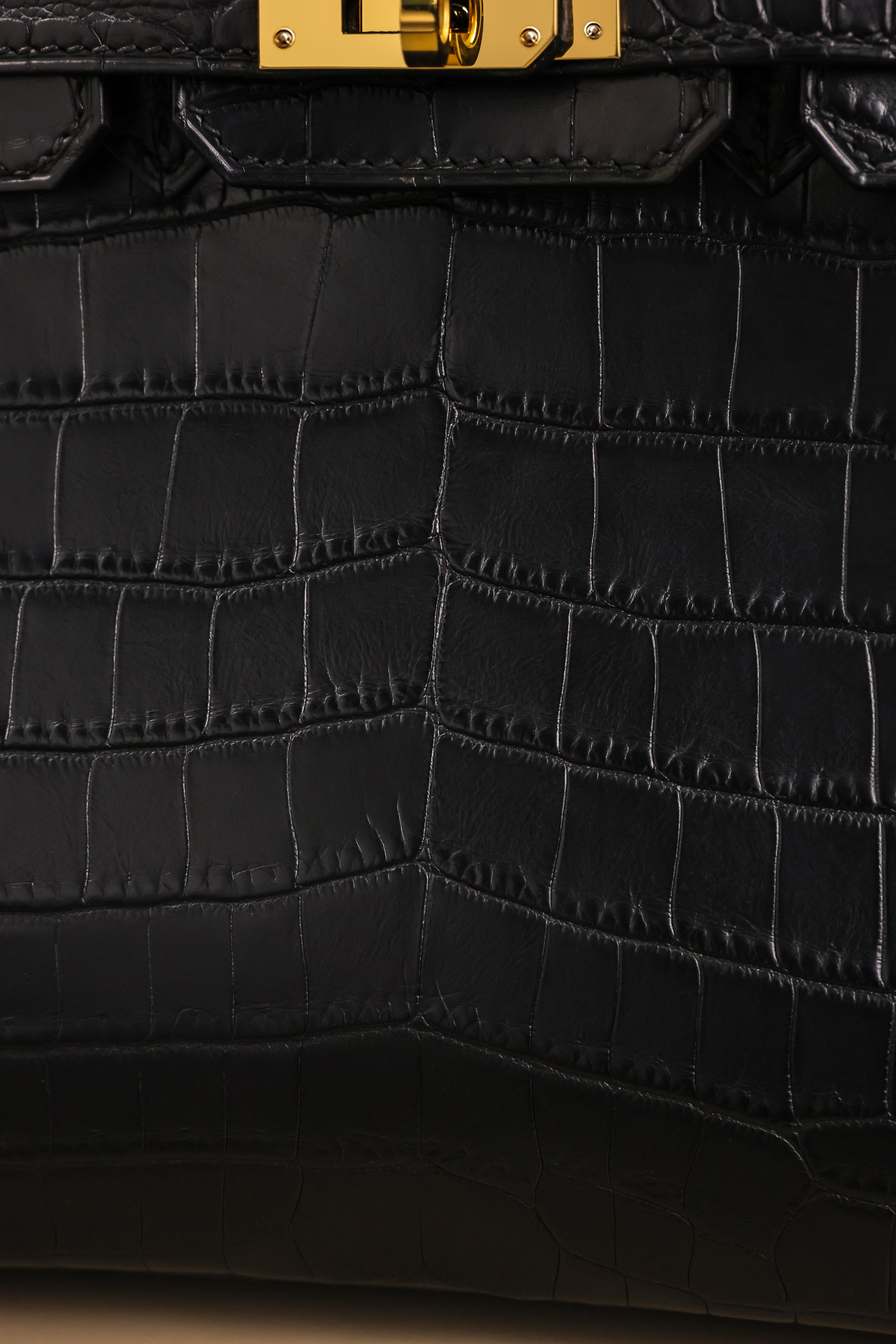 BK-2024 All Handmade Golden / Sliver Hardware Nior Matte Nile crocodile leather
