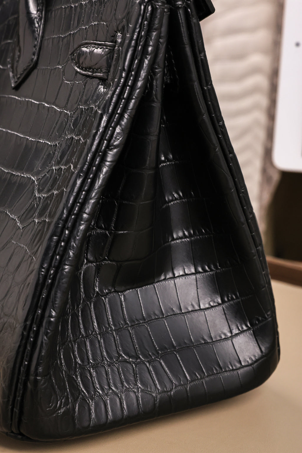 BK-2024 All Handmade Golden / Sliver Hardware Nior Matte Nile crocodile leather