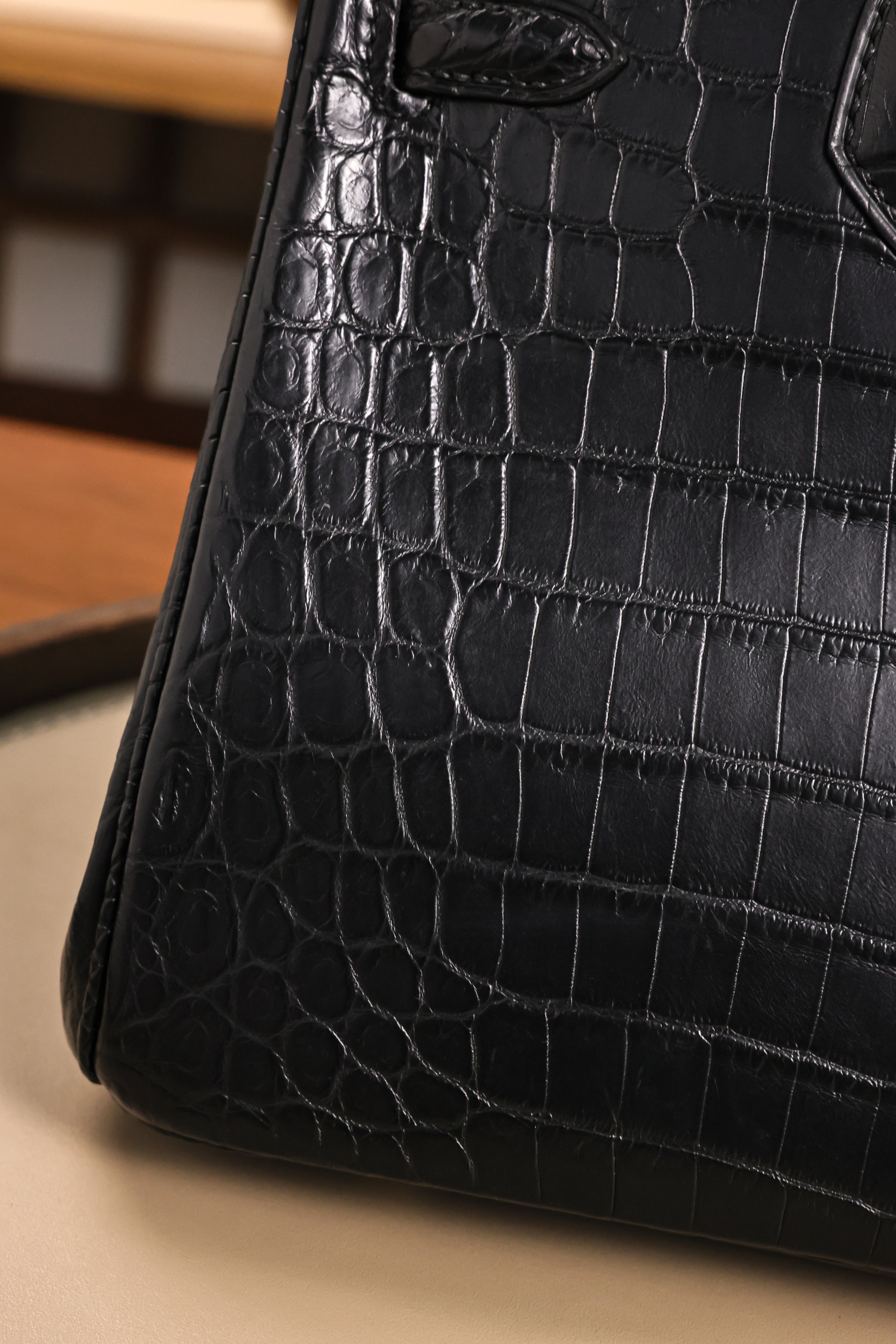 BK-2024 All Handmade Golden / Sliver Hardware Nior Matte Nile crocodile leather