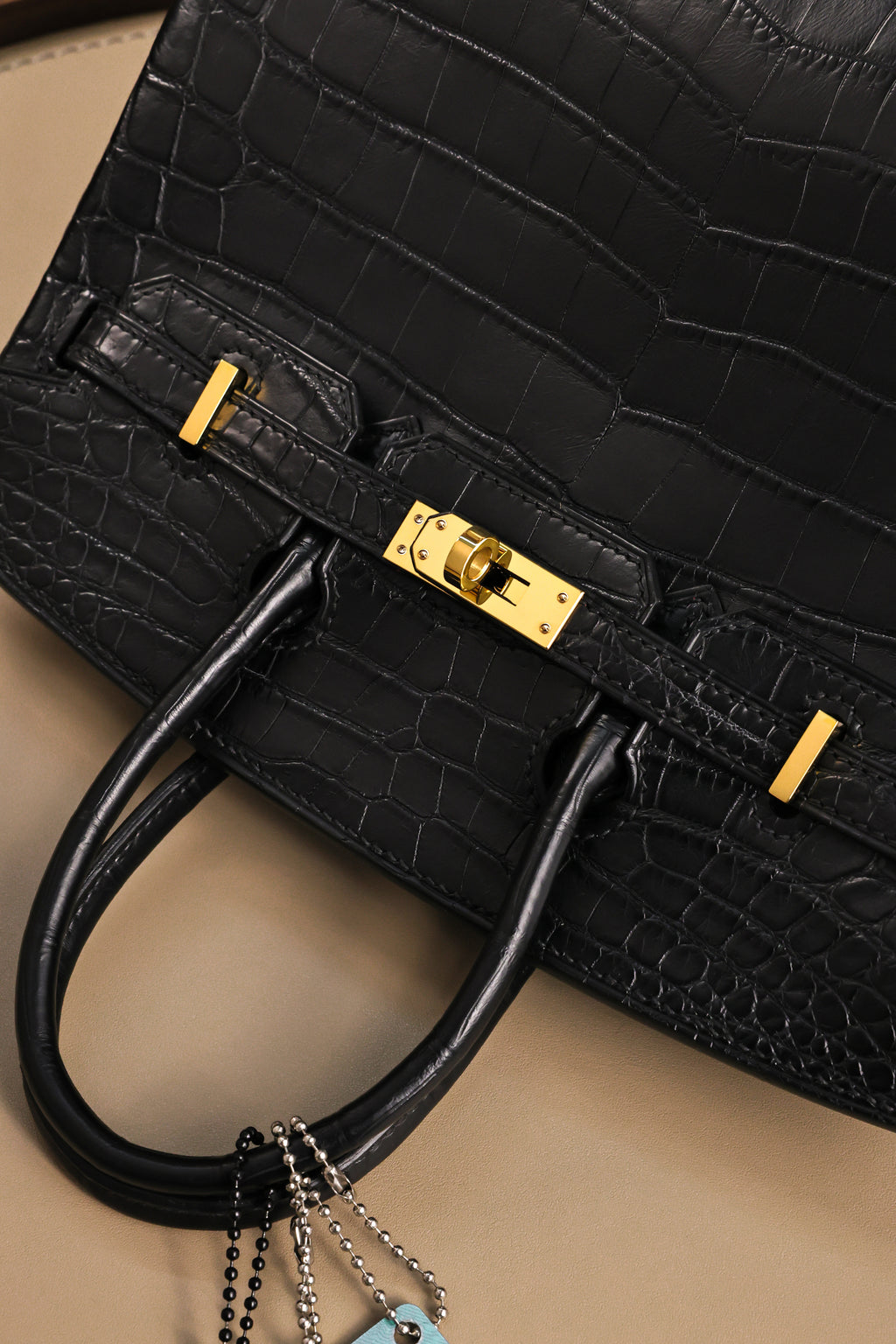 BK-2024 All Handmade Golden / Sliver Hardware Nior Matte Nile crocodile leather