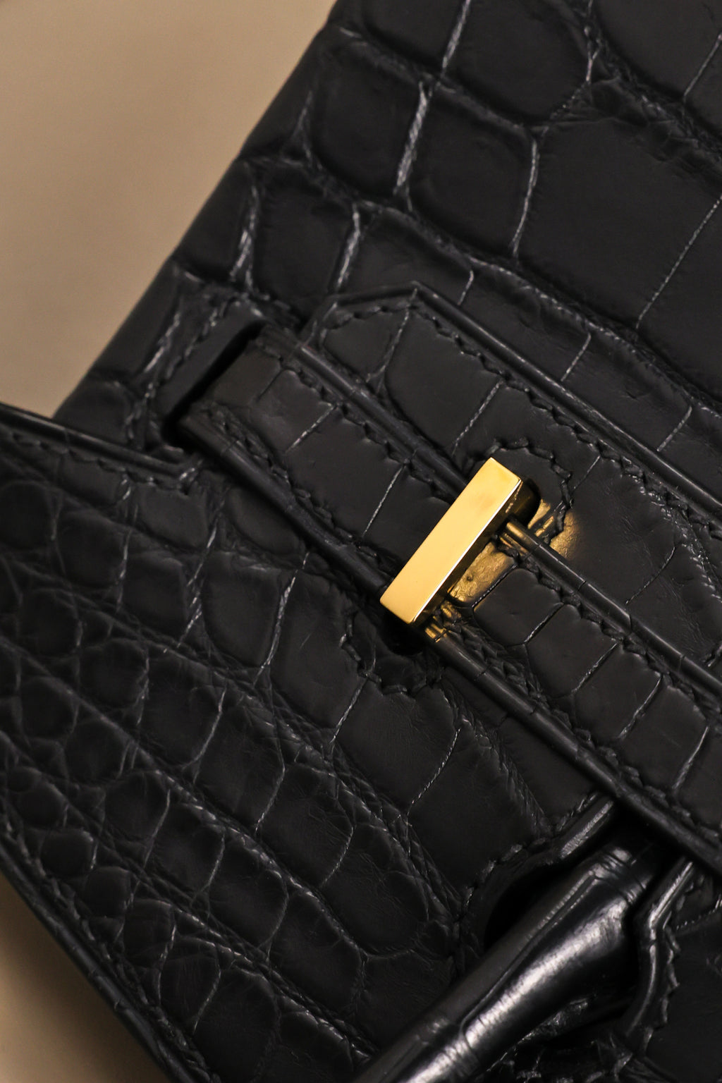 BK-2024 All Handmade Golden / Sliver Hardware Nior Matte Nile crocodile leather