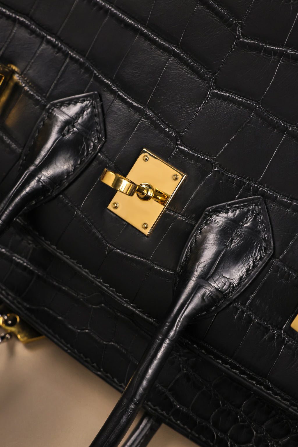 BK-2024 All Handmade Golden / Sliver Hardware Nior Matte Nile crocodile leather