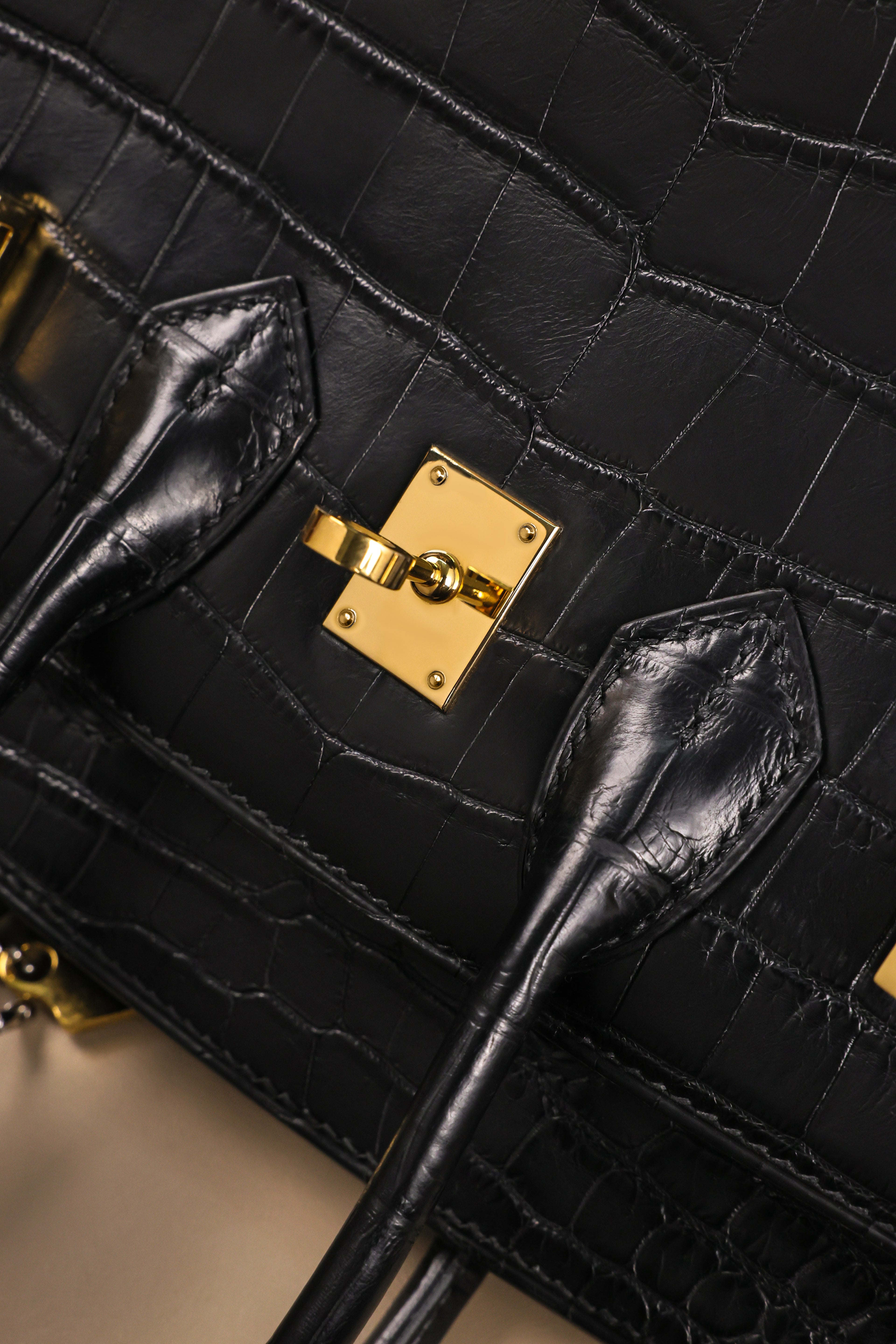 BK-2024 All Handmade Golden / Sliver Hardware Nior Matte Nile crocodile leather