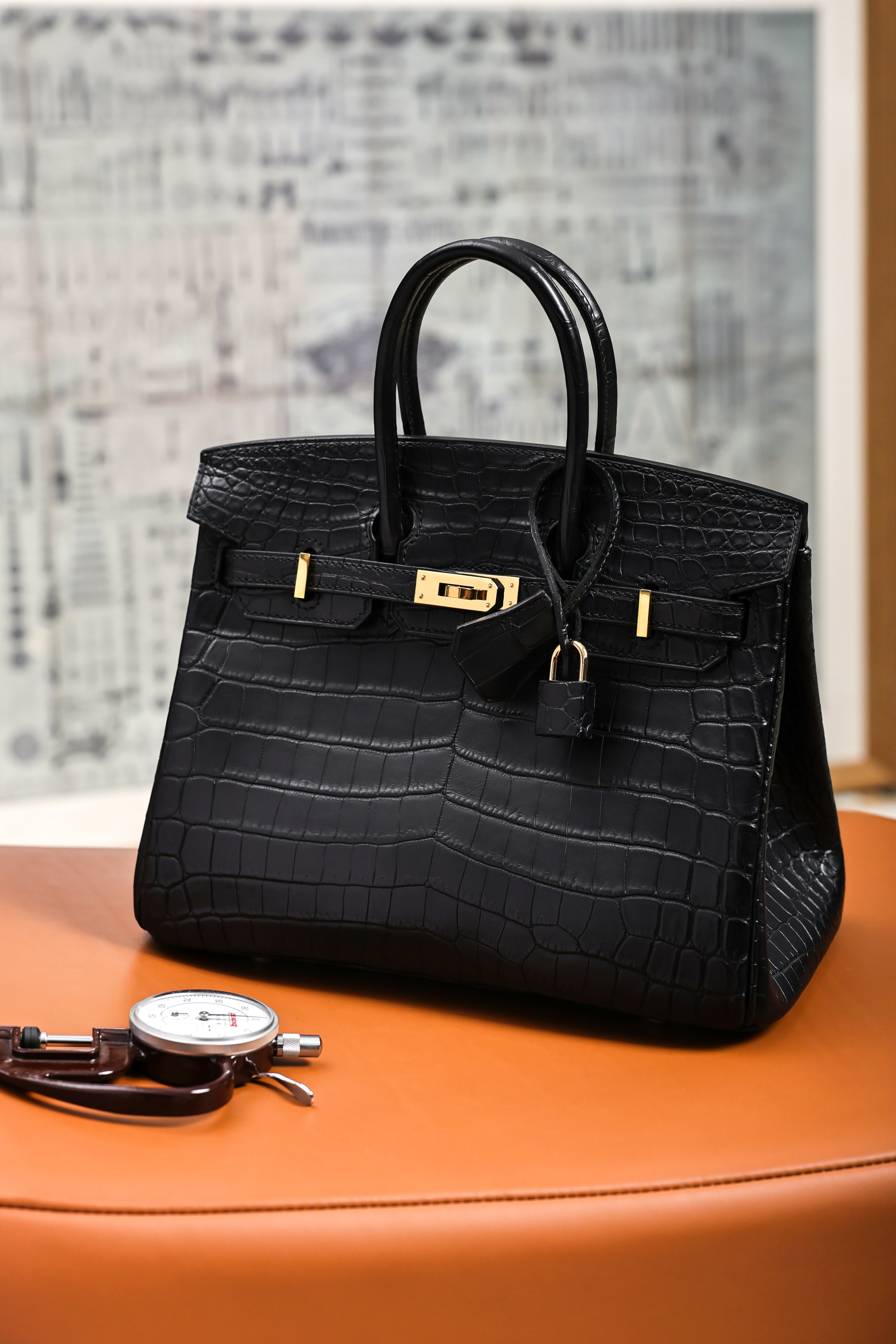 BK-2024 All Handmade Golden / Sliver Hardware Nior Matte Nile crocodile leather