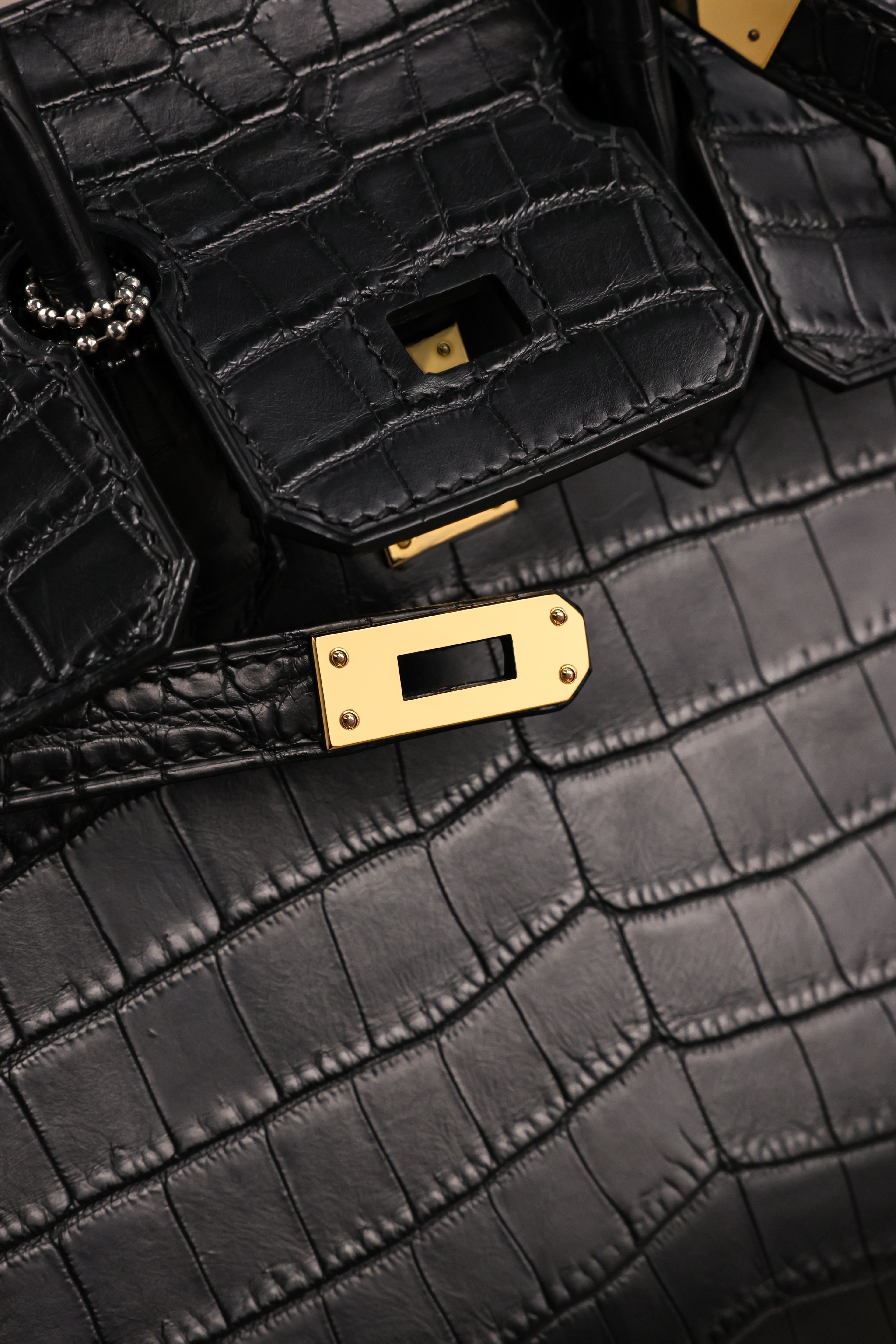 BK-2024 All Handmade Golden / Sliver Hardware Nior Matte Nile crocodile leather
