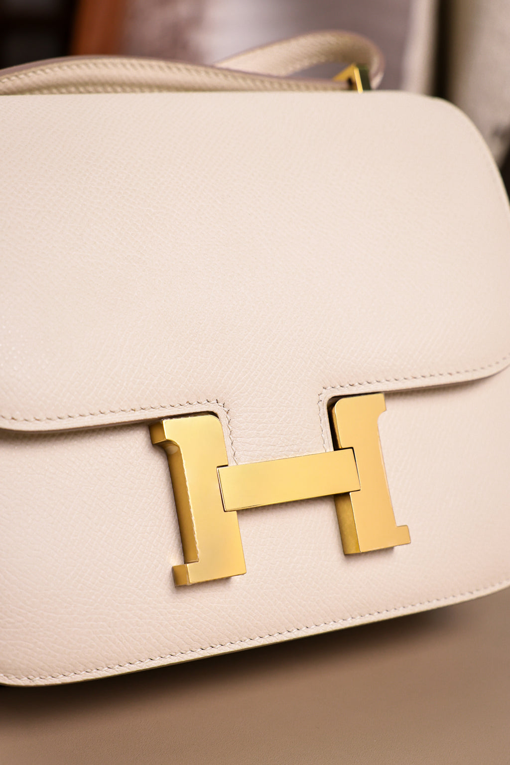 Constance- All Handmade Golden / Sliver Craie  The ep leather