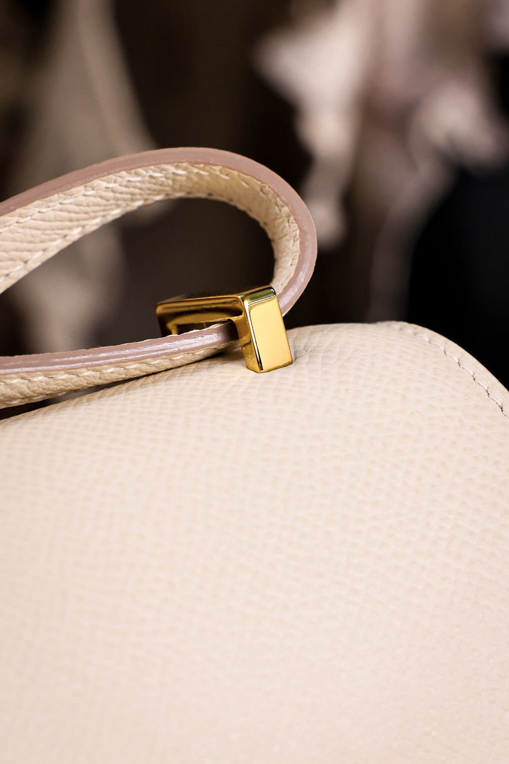 Constance- All Handmade Golden / Sliver Craie  The ep leather