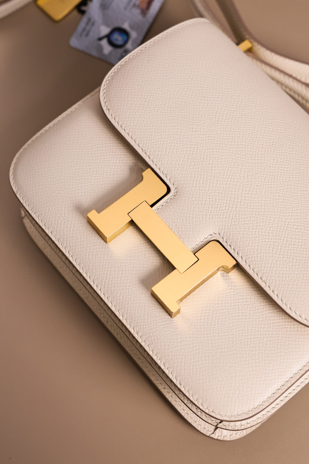 Constance- All Handmade Golden / Sliver Craie  The ep leather