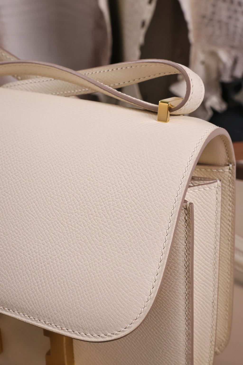 Constance- All Handmade Golden / Sliver Craie  The ep leather